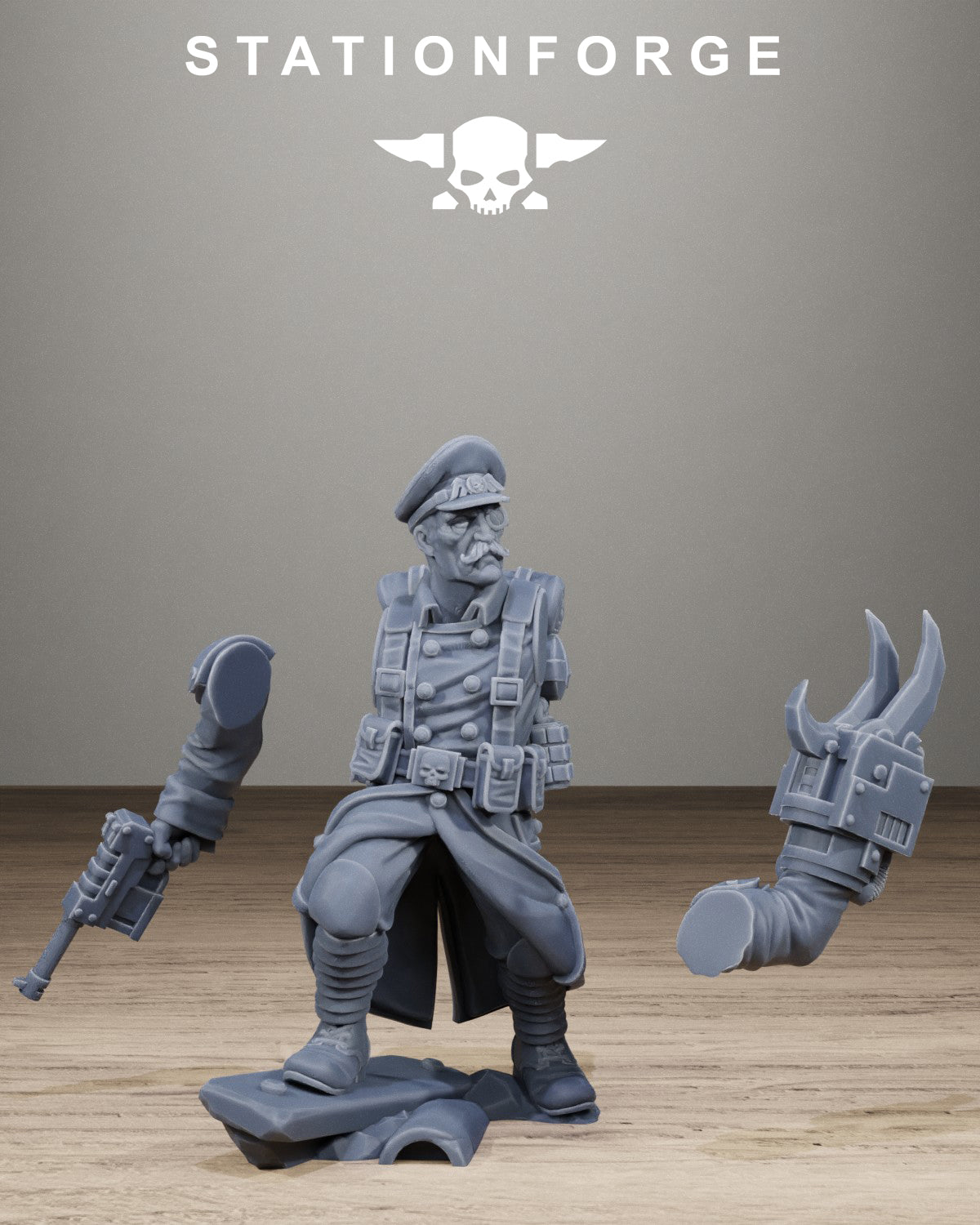 3D Printed GrimGuard Trench Raiders by StationForge Miniatures