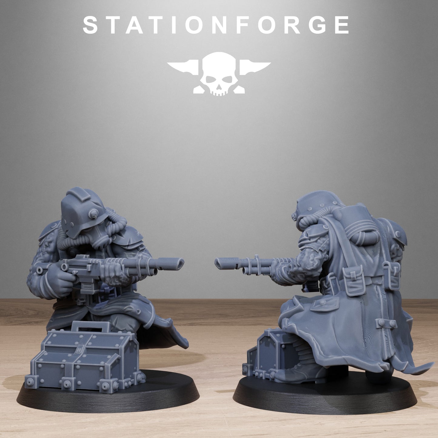 3D Printed Grimguard Radioactive Mutants by StationForge Miniatures