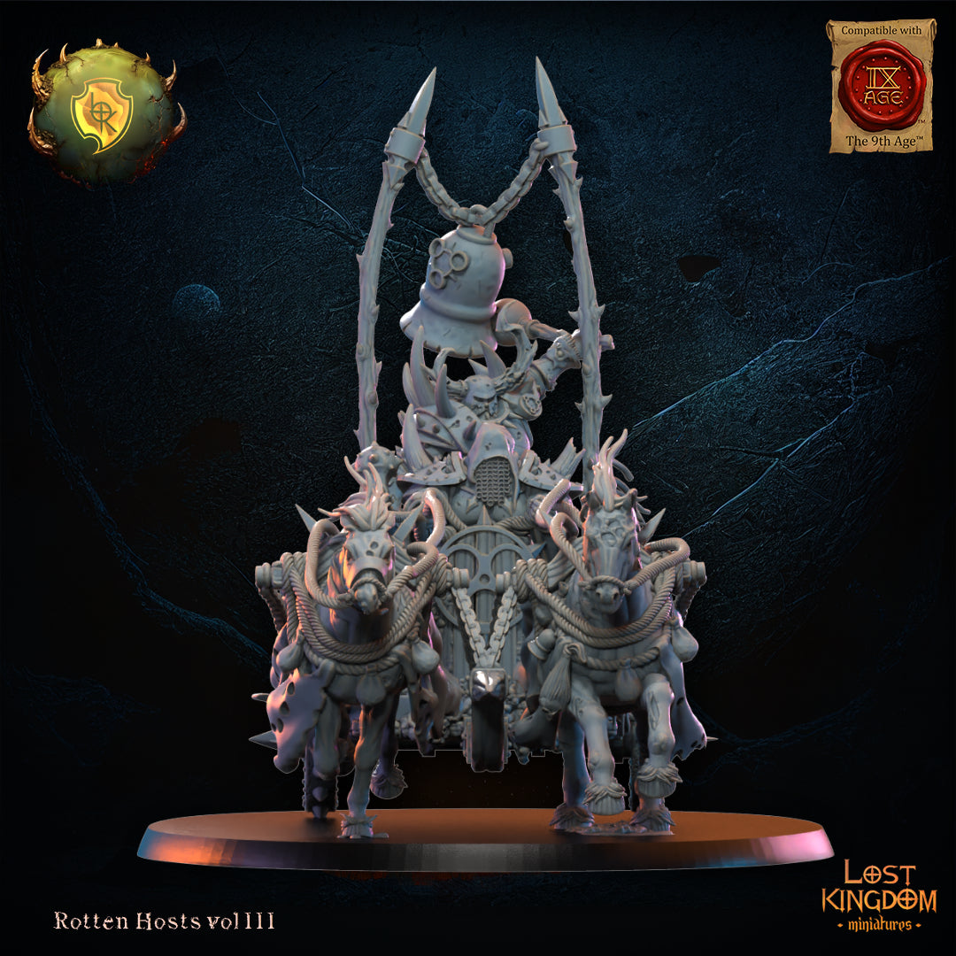 3D Printed Putrid Chariot by Lost Kingdom Miniatures