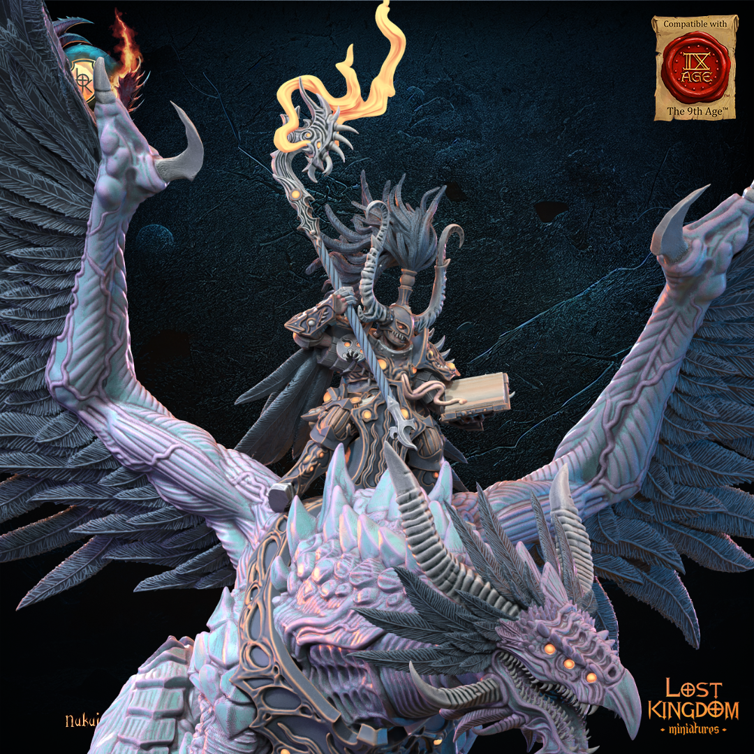 3D Printed Nakuja Dragon Master by Lost Kingdom Miniatures (Copy)