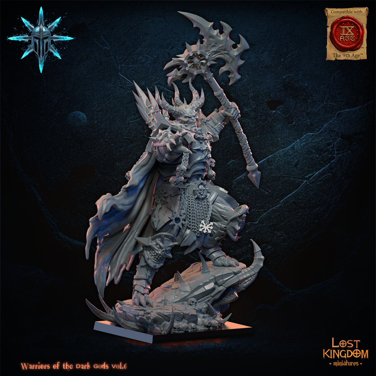 3D Printed Dark Prince by Lost Kingdom Miniatures