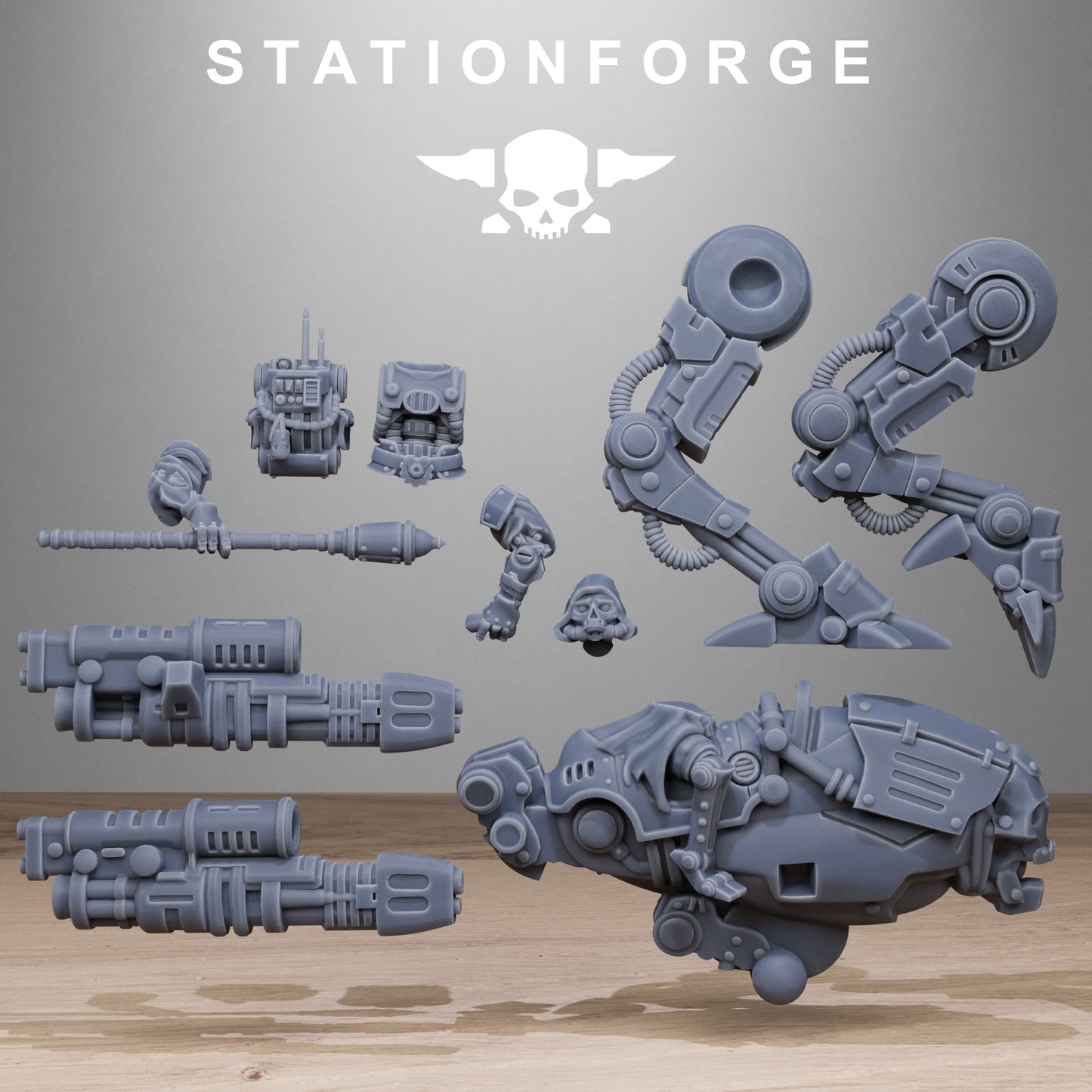 3D Printed Scavenger Shadow Walkers by StationForge Miniatures
