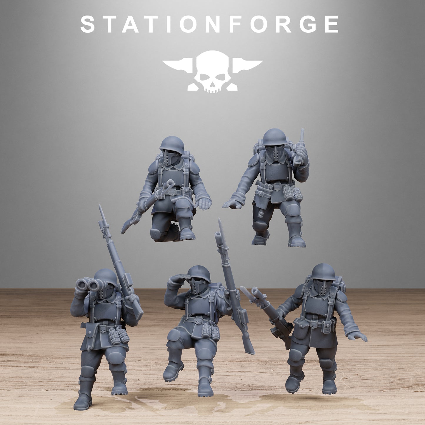 3D Printed FreeGuard Heavy Tank by Stationforge Miniatures