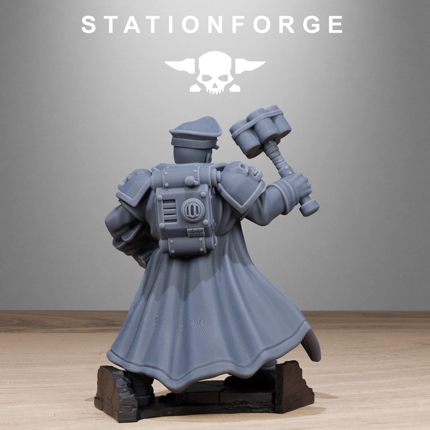 3D Printed GrimGuard Lieutenants by StationForge Miniatures