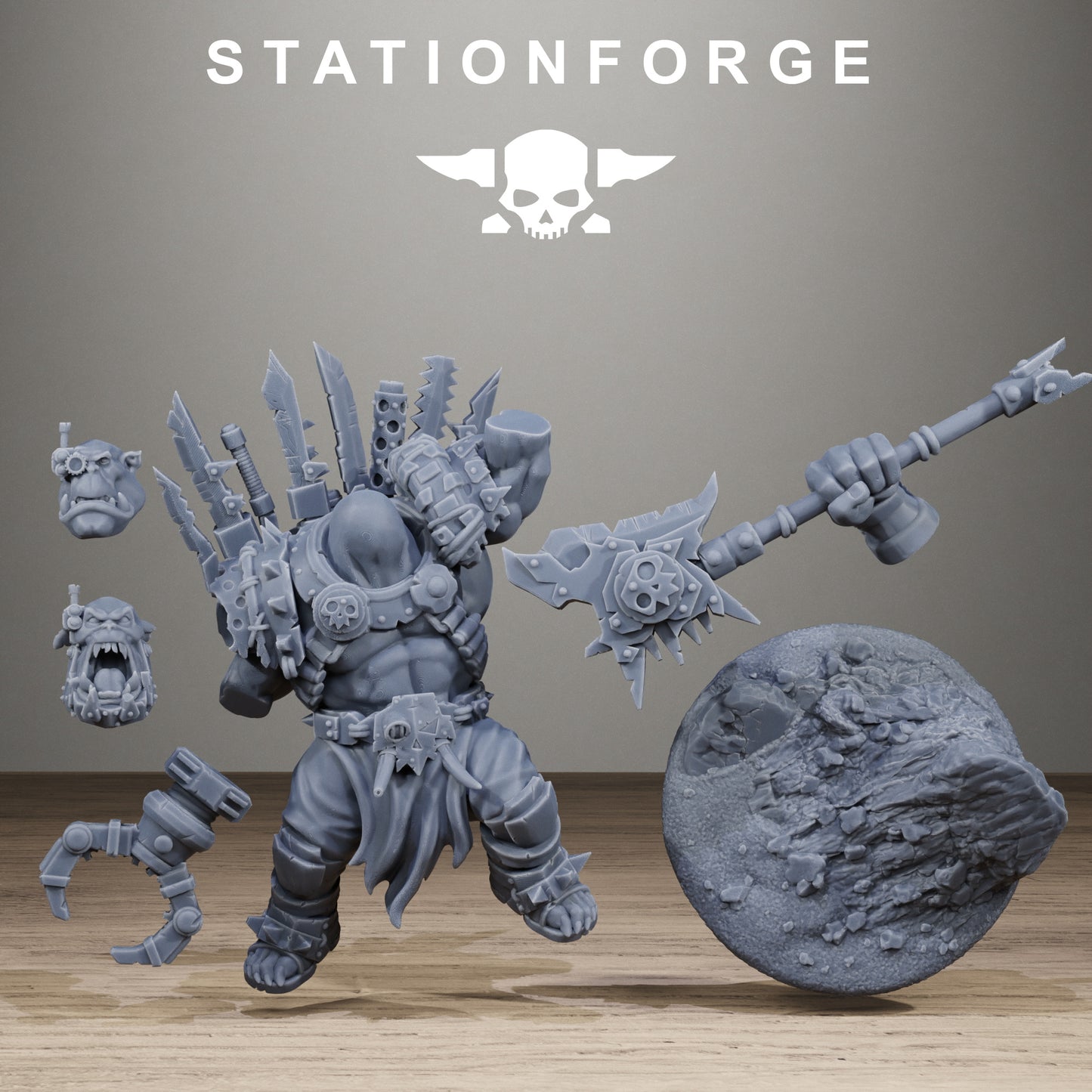 3D Printed Orkaz StrangeBoy by StationForge Miniatures