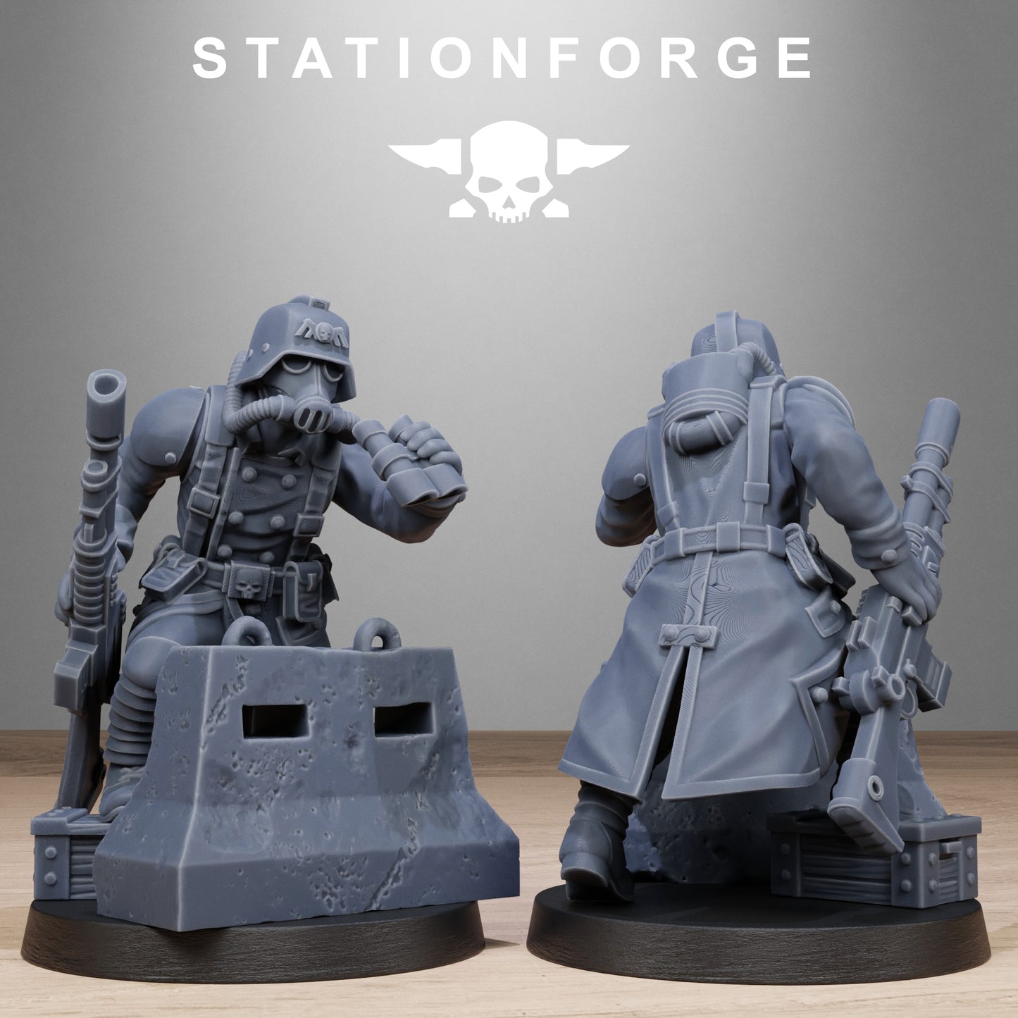 3D Printed GrimGuard Battlefront by StationForge Miniatures