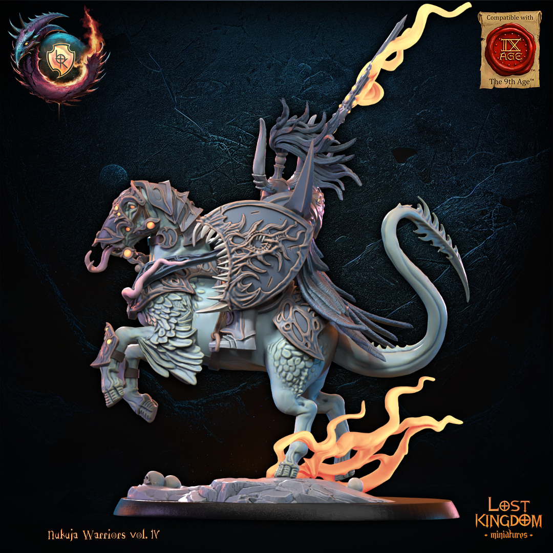 3D Printed Nakuja Knights Hero by Lost Kingdom Miniatures