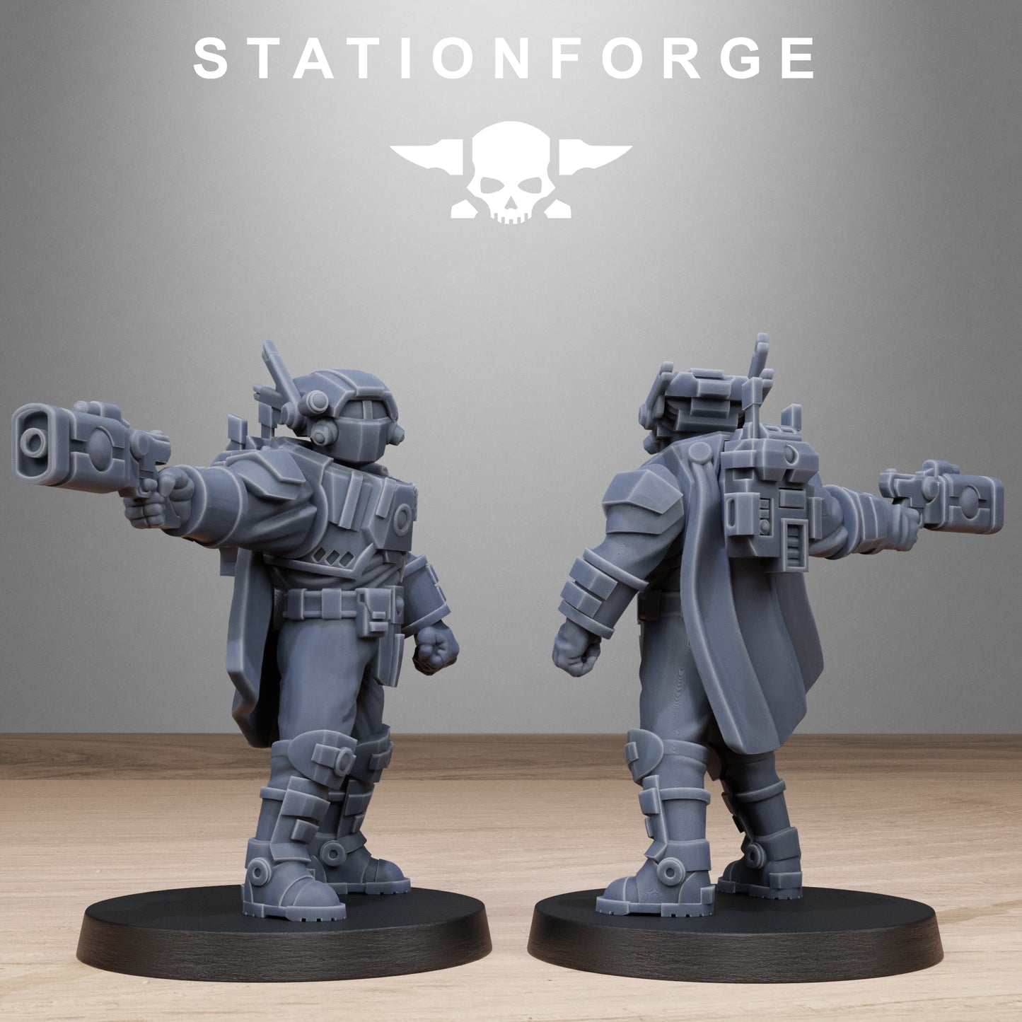 3D Printed Tarion PIstoleers by StationForge Miniatures