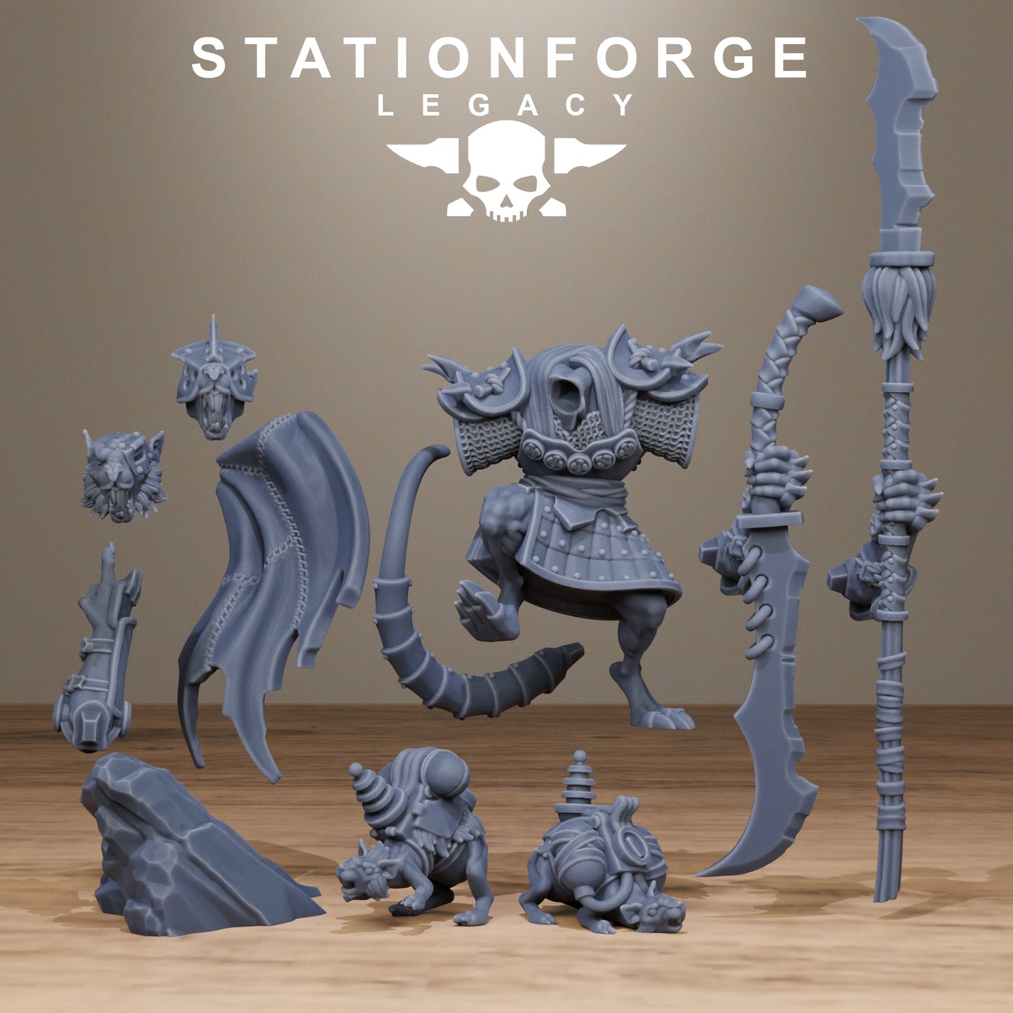 3D Printed Rotfang Master by StationForge Legacy Miniatures