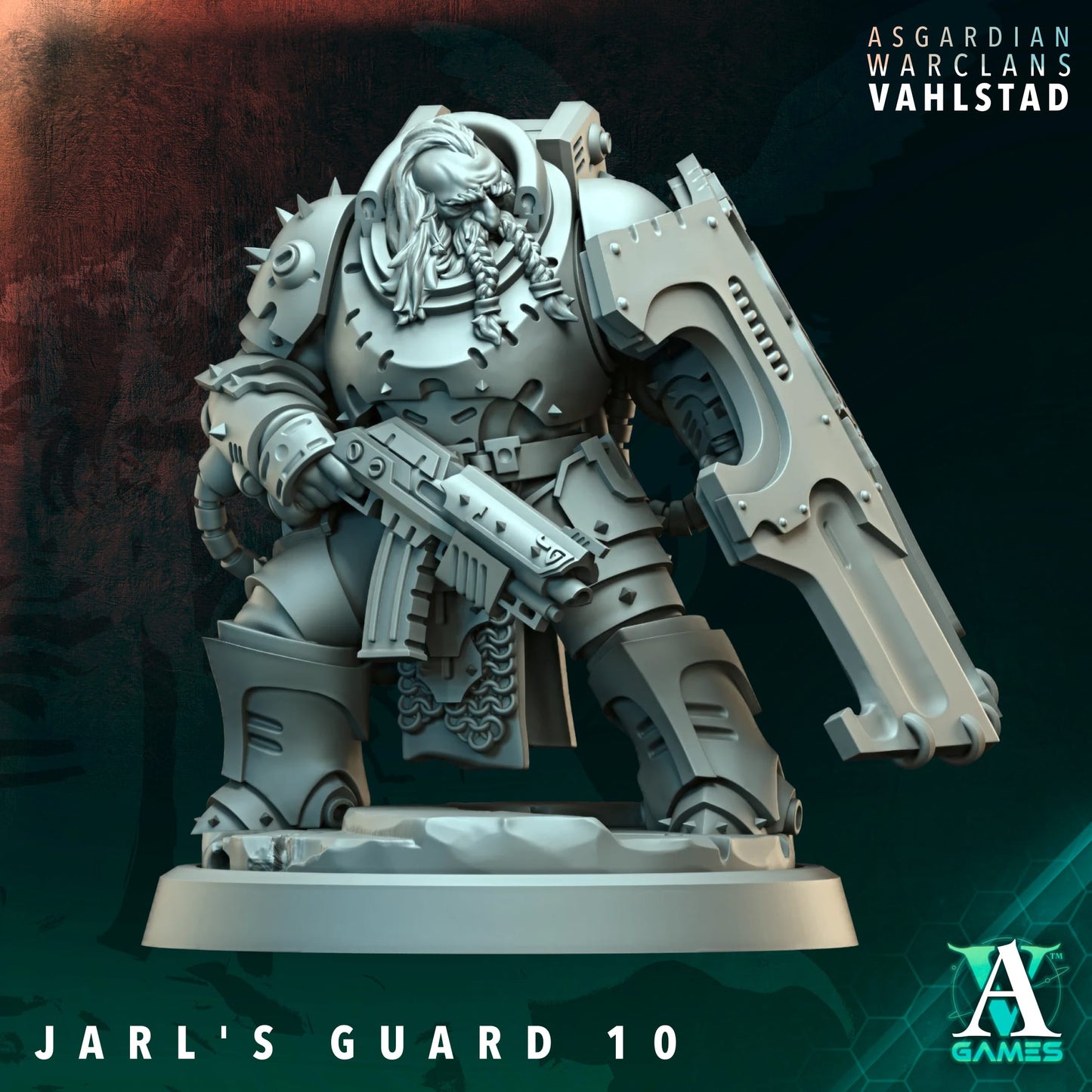 3D Printed Jarl's Guard x10 by Archvillain Games