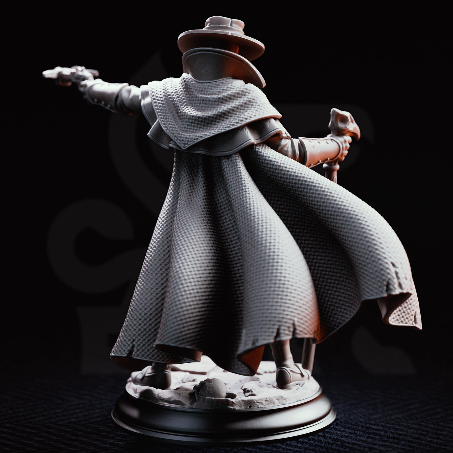 3D Printed Deranged Plague Doctor by DM Stash