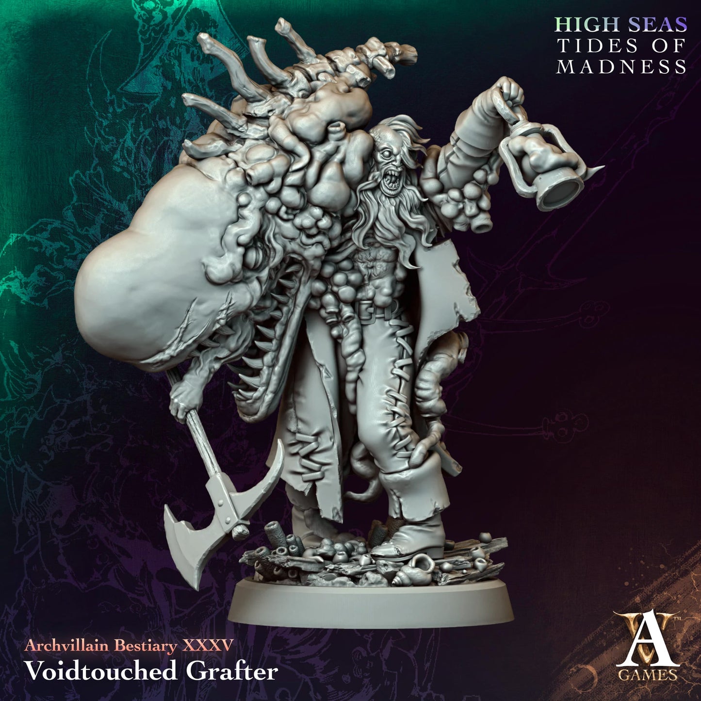 3D Printed Voidtouched Grafter by Archvillain Games
