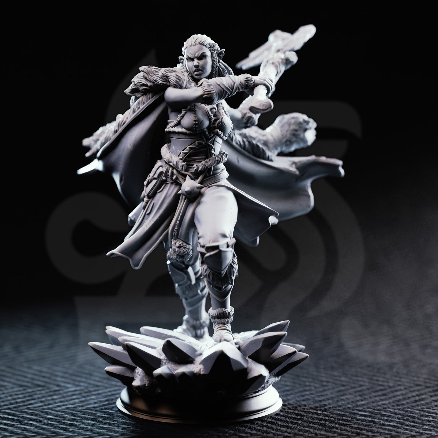 3D Printed Goliath Barbarian Sorcerer by DM Stash