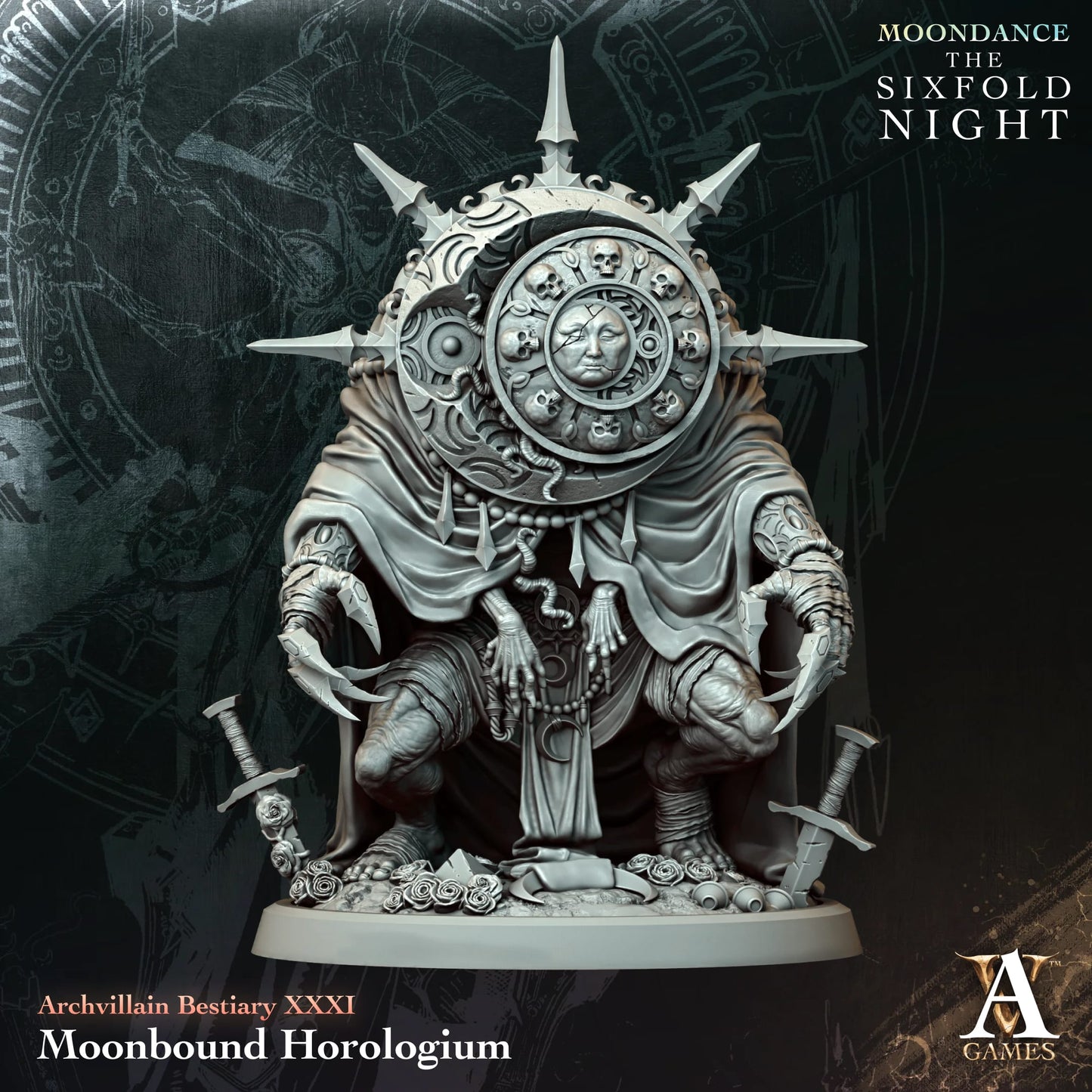 3D Printed Moonbound Horologium by Archvillain Games