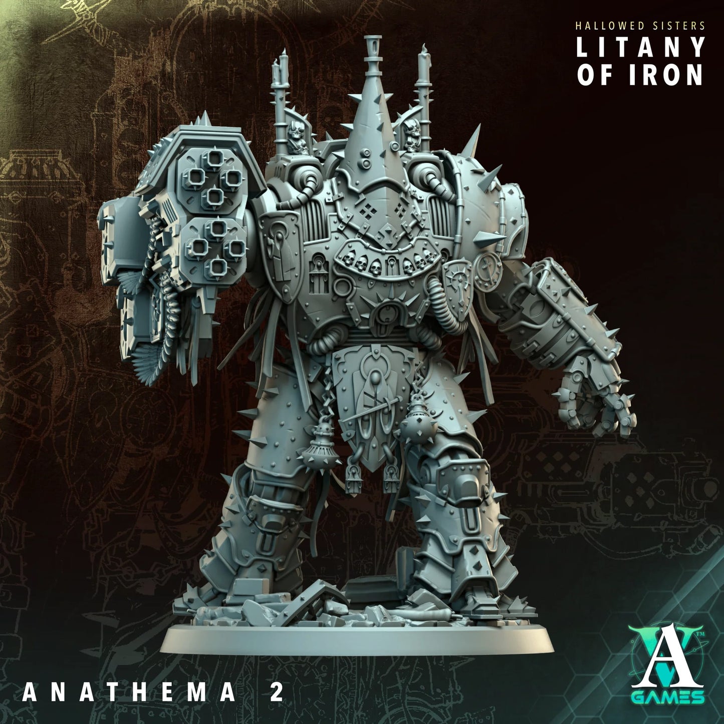 3D Printed Anathema by Archvillain Games