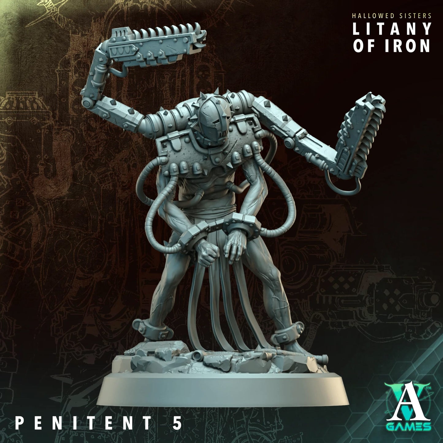 3D Printed Penitents by Archvillain Games