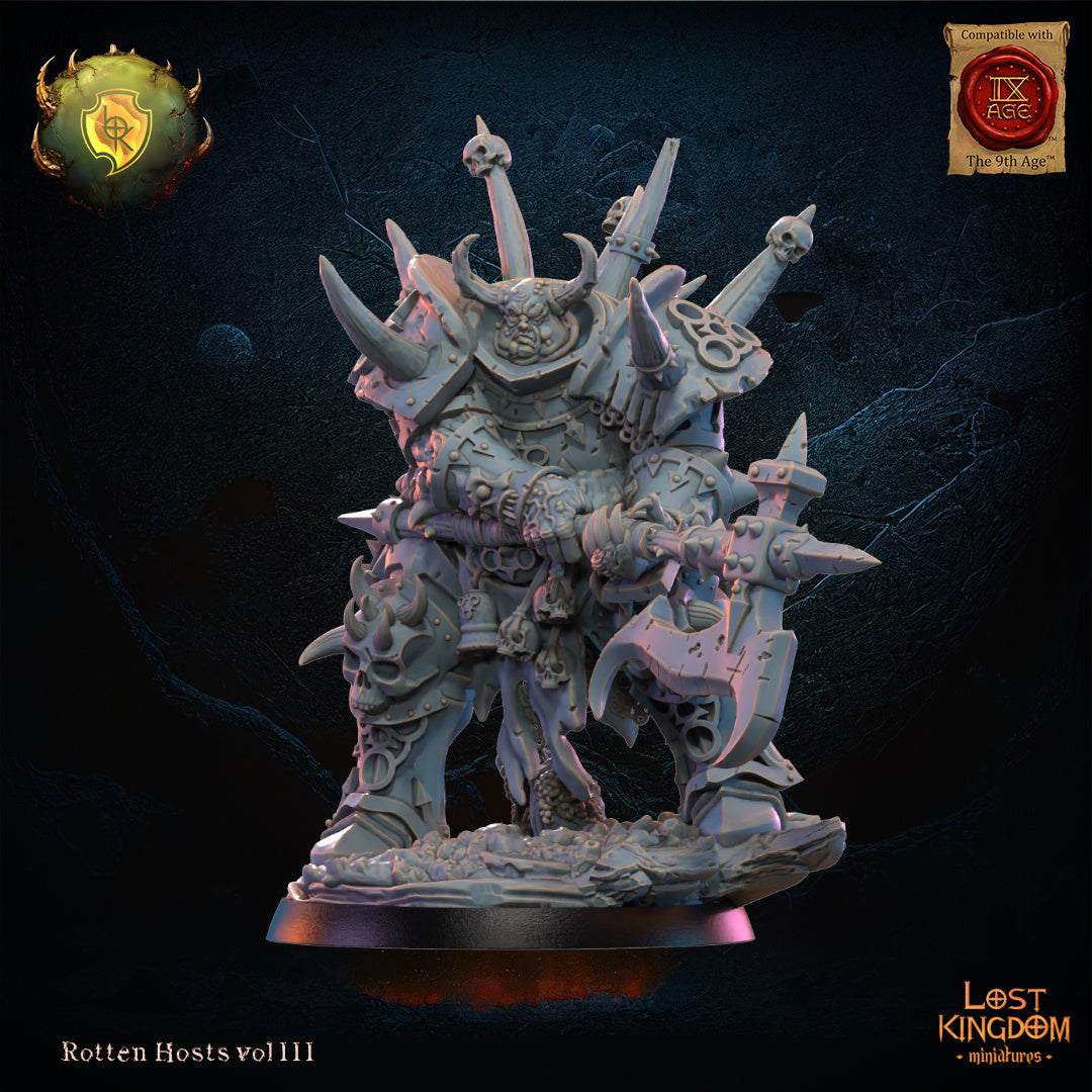 3D Printed Olokay, Putrid Chosen Hero by Lost Kingdom Miniatures