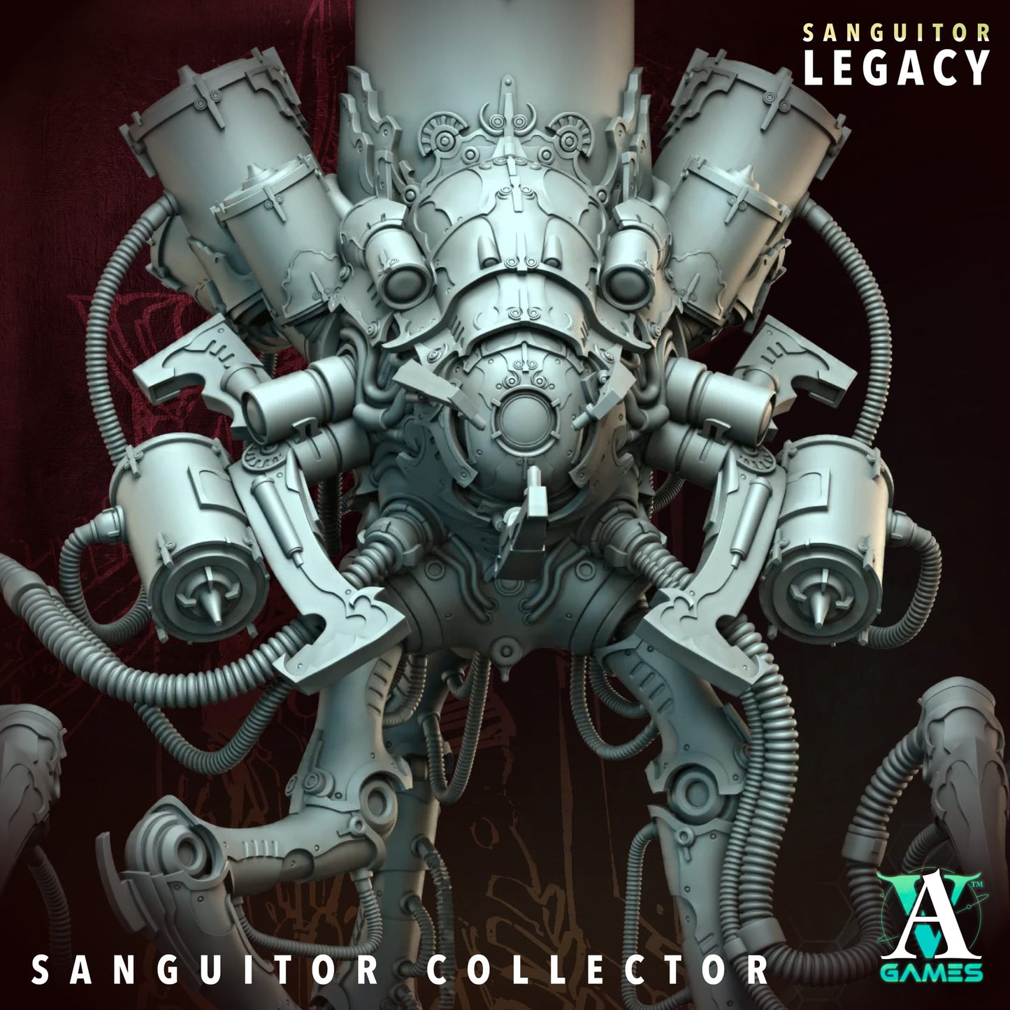 3D Printed Sanguitor Collectors by Archvillain Games