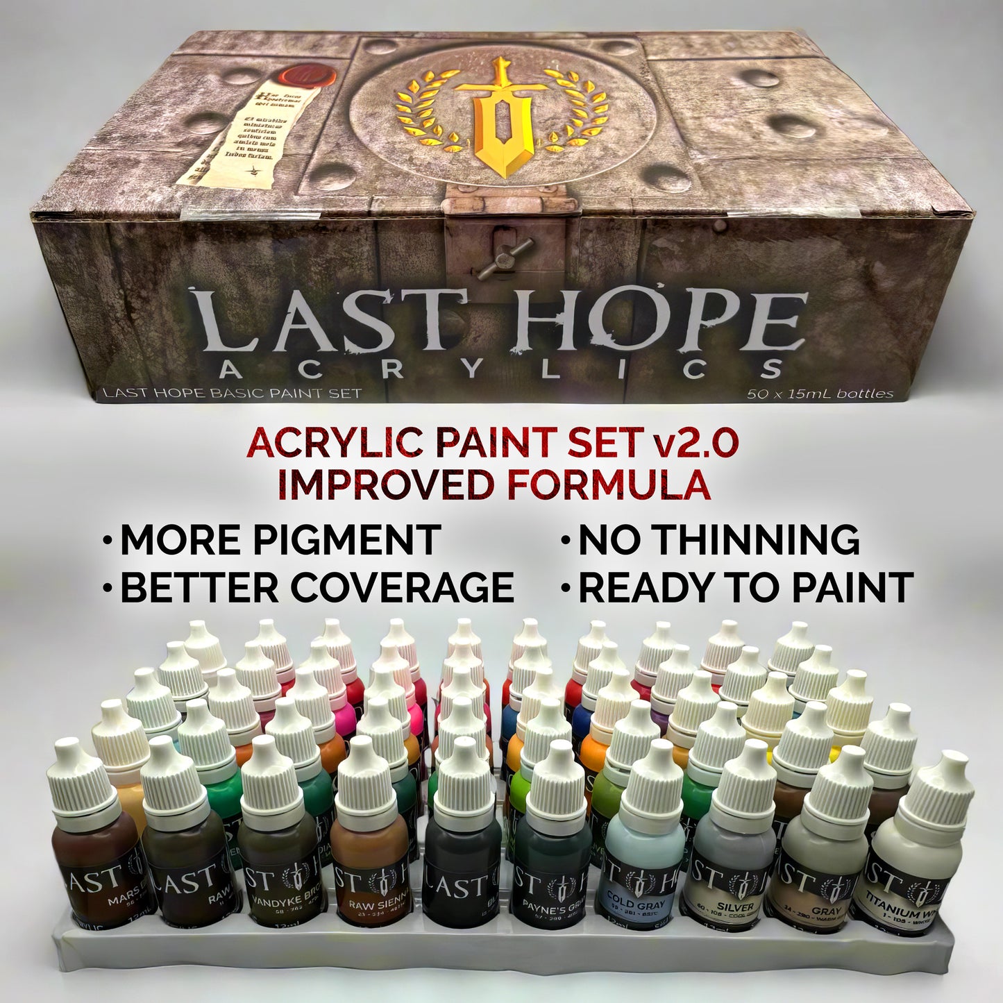 Warlord Kolinsky Paint Brush Set