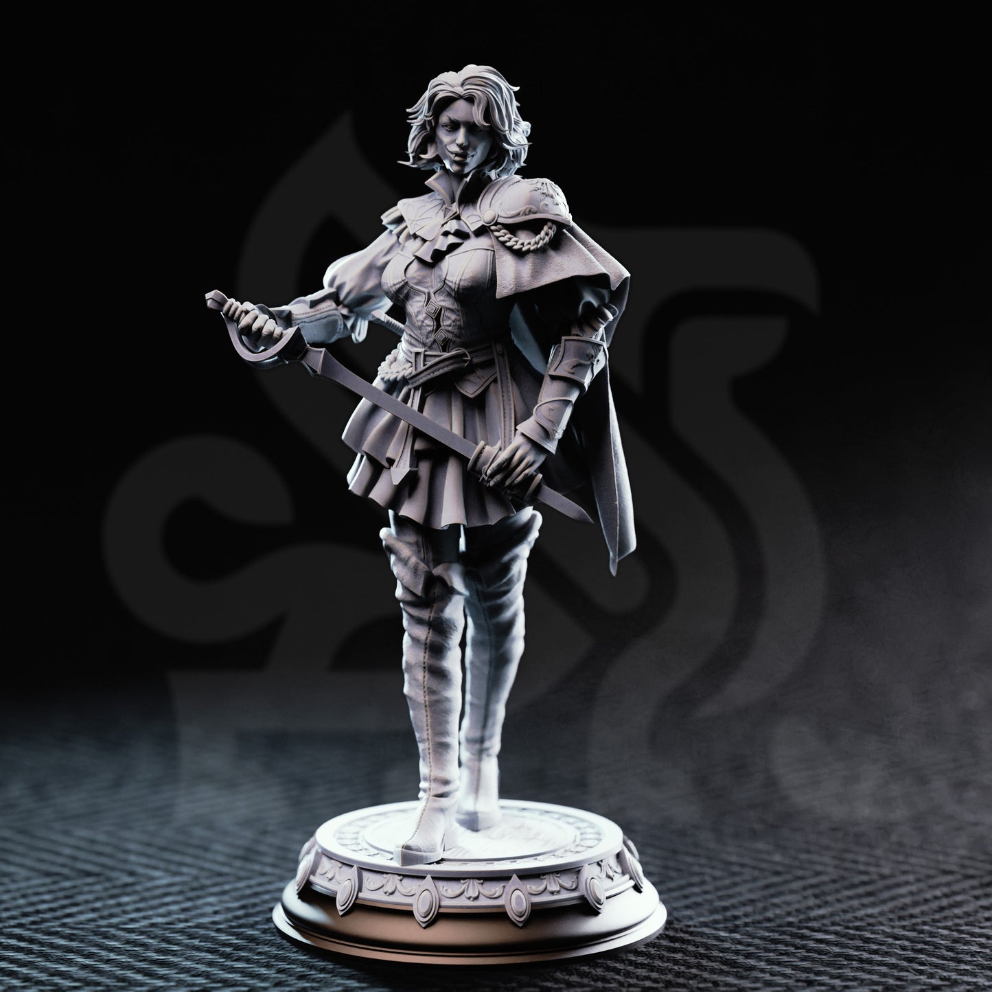 3D Printed Vampire Noblewoman Duelist by DM Stash