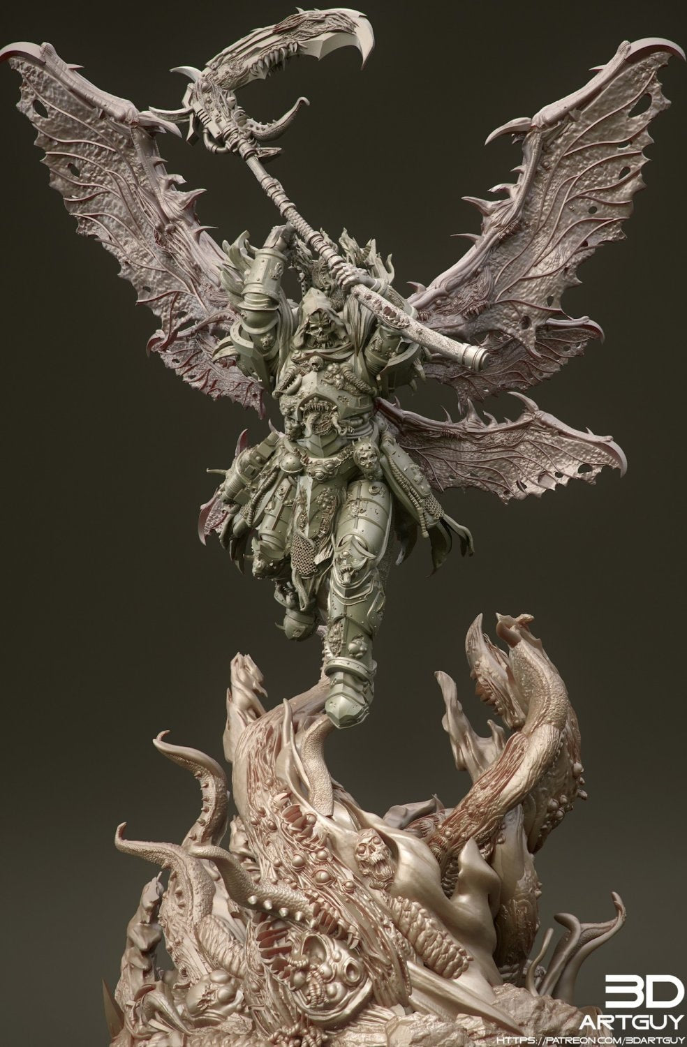 3D Printed Diseased Reaper by 3DArtGuy Miniatures