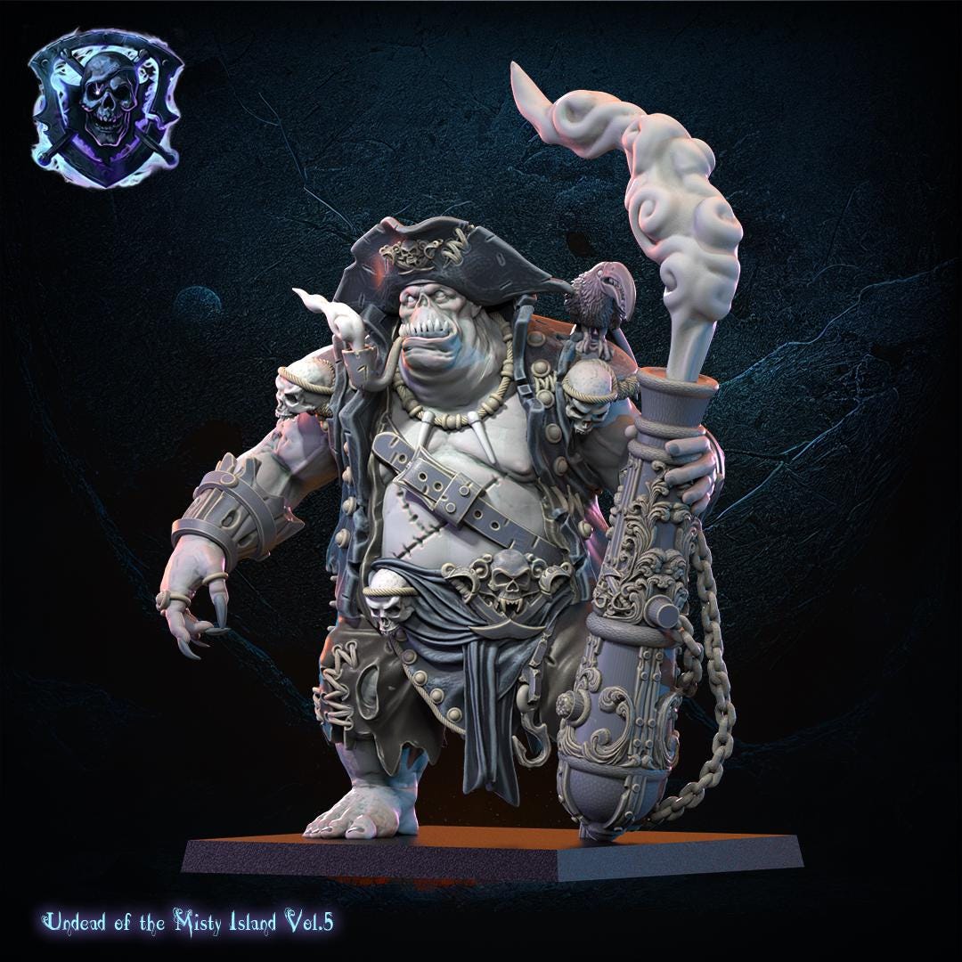 3d Printed Captain Smoke by Lost Kingdom Miniatures