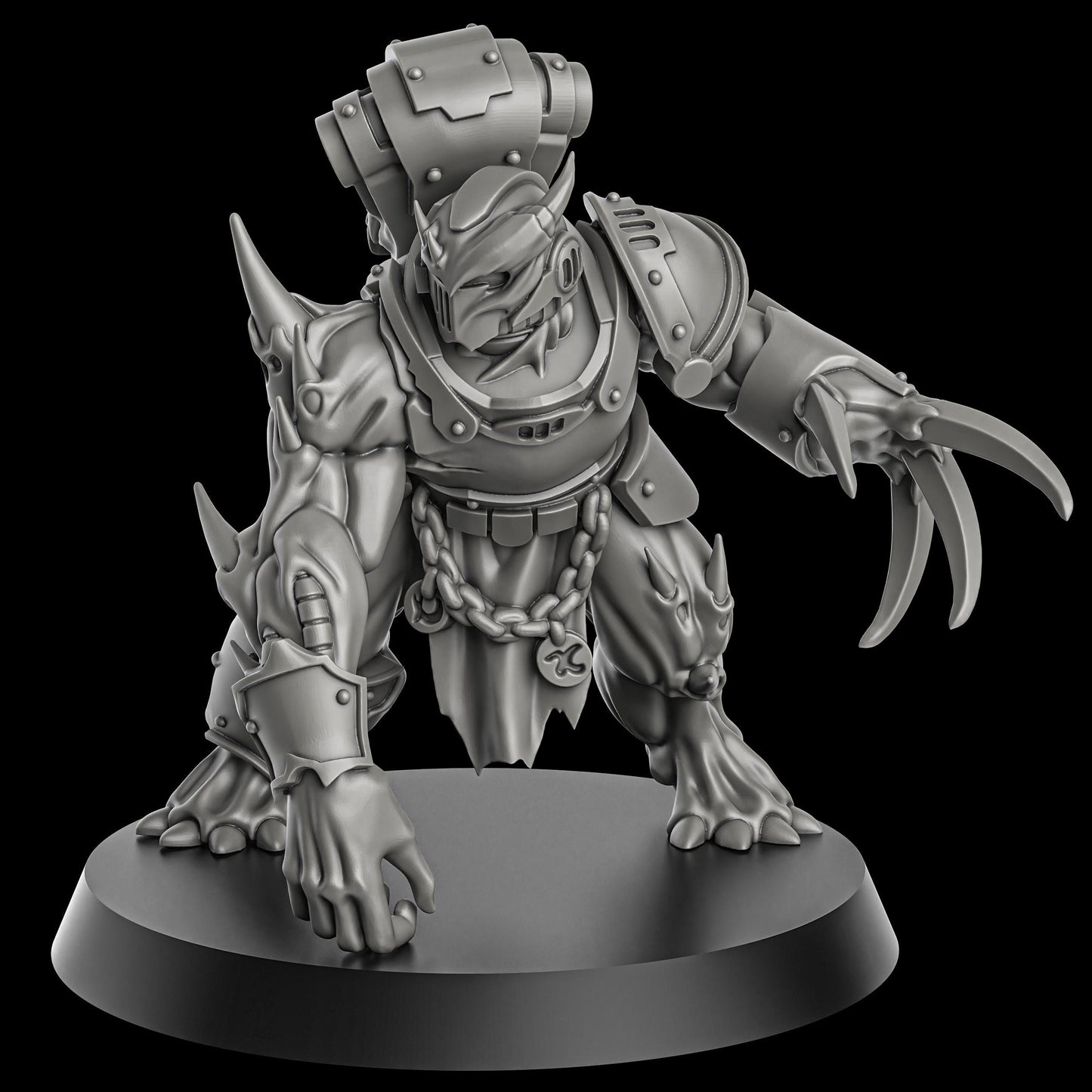 3d Printed Blessed Tor'Da'Rek by DakkaDakka Miniatures