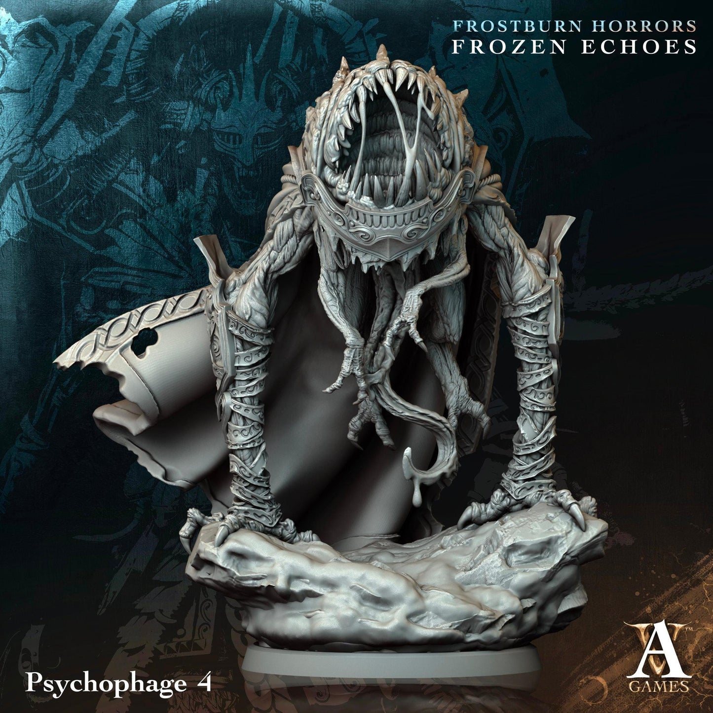 3D Printed Psychophages by Archvillain Games