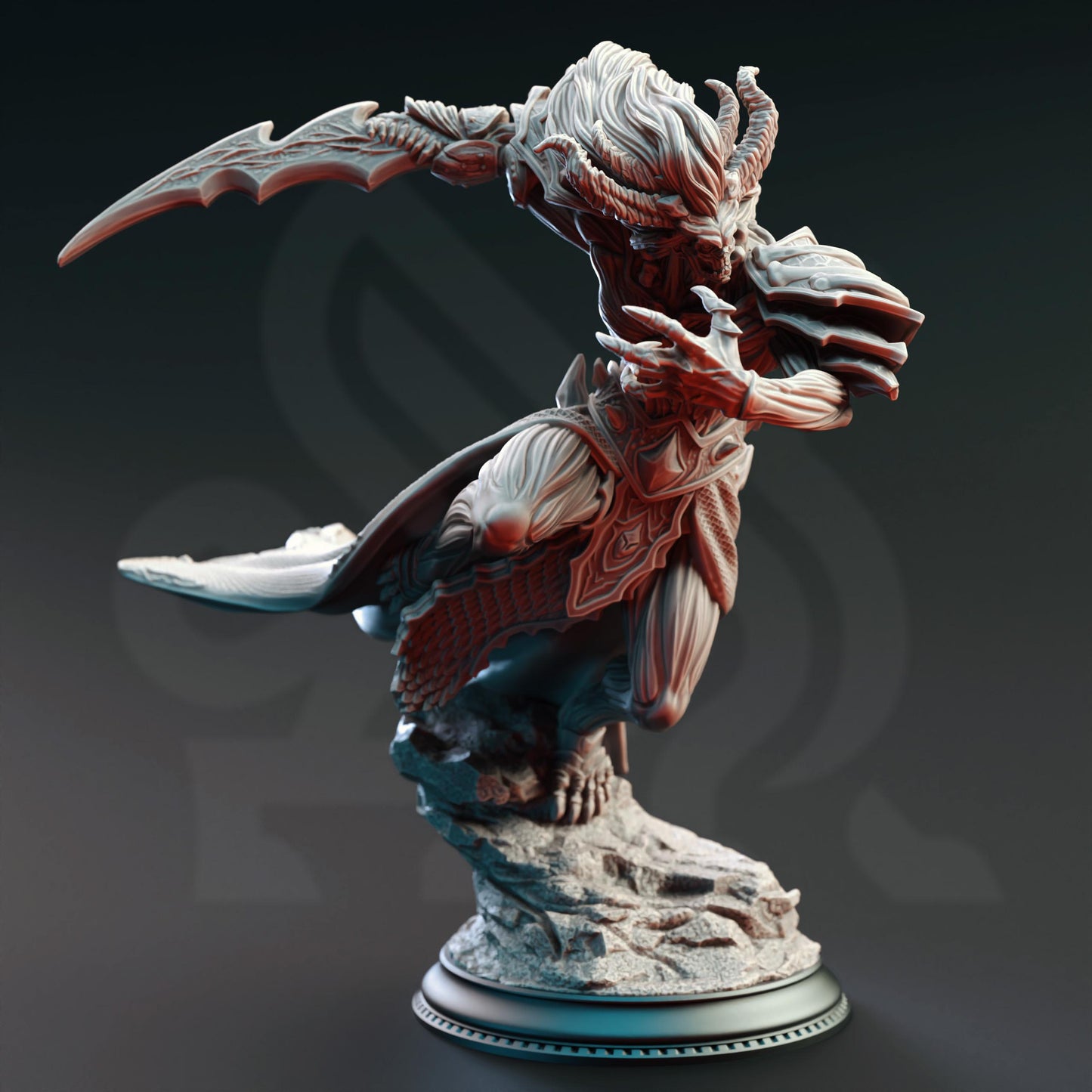 3D Printed Fallen Corrupted Angel by DM Stash