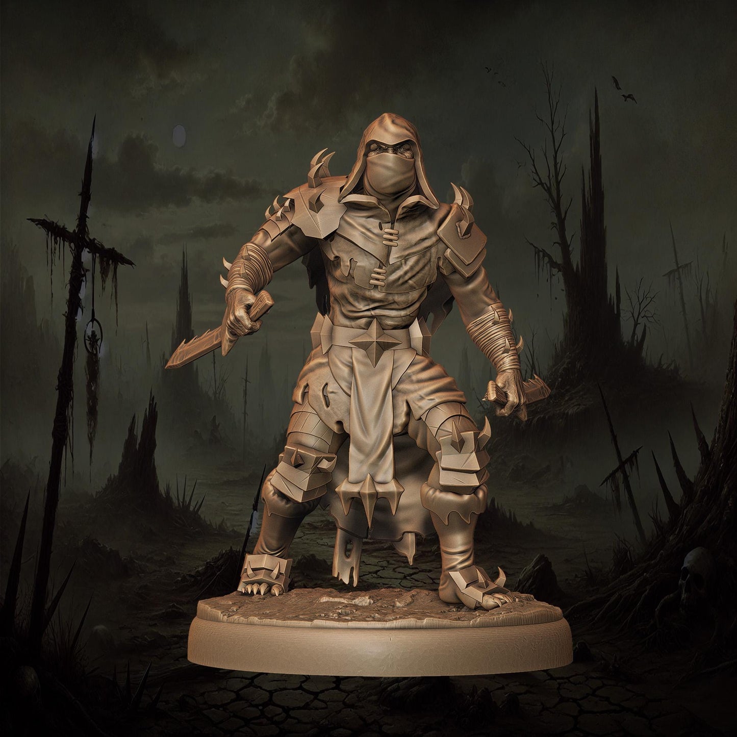 3D printed Orc Rogues by Monolith Arts