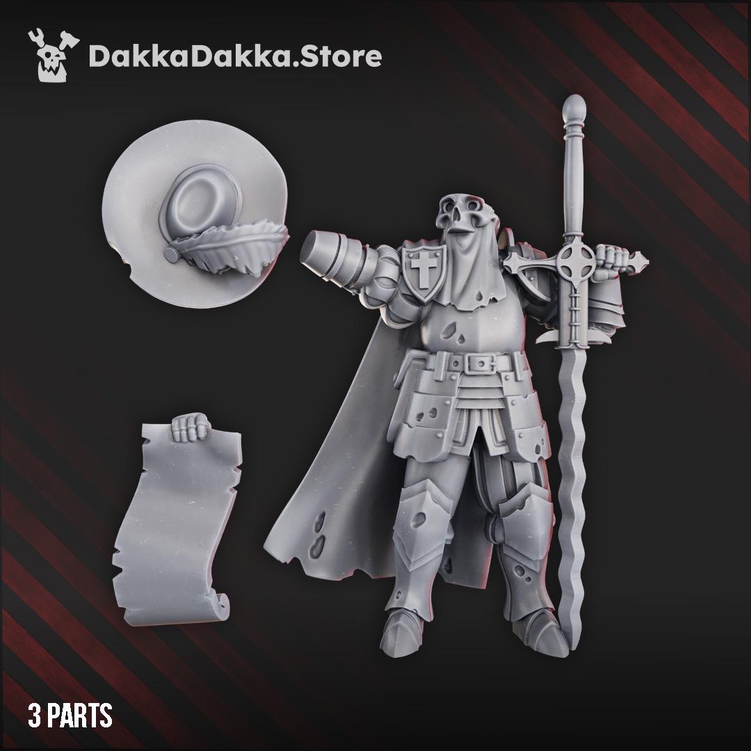 3D Printed Trench Inquisitor by DakkaDakka Mininatures