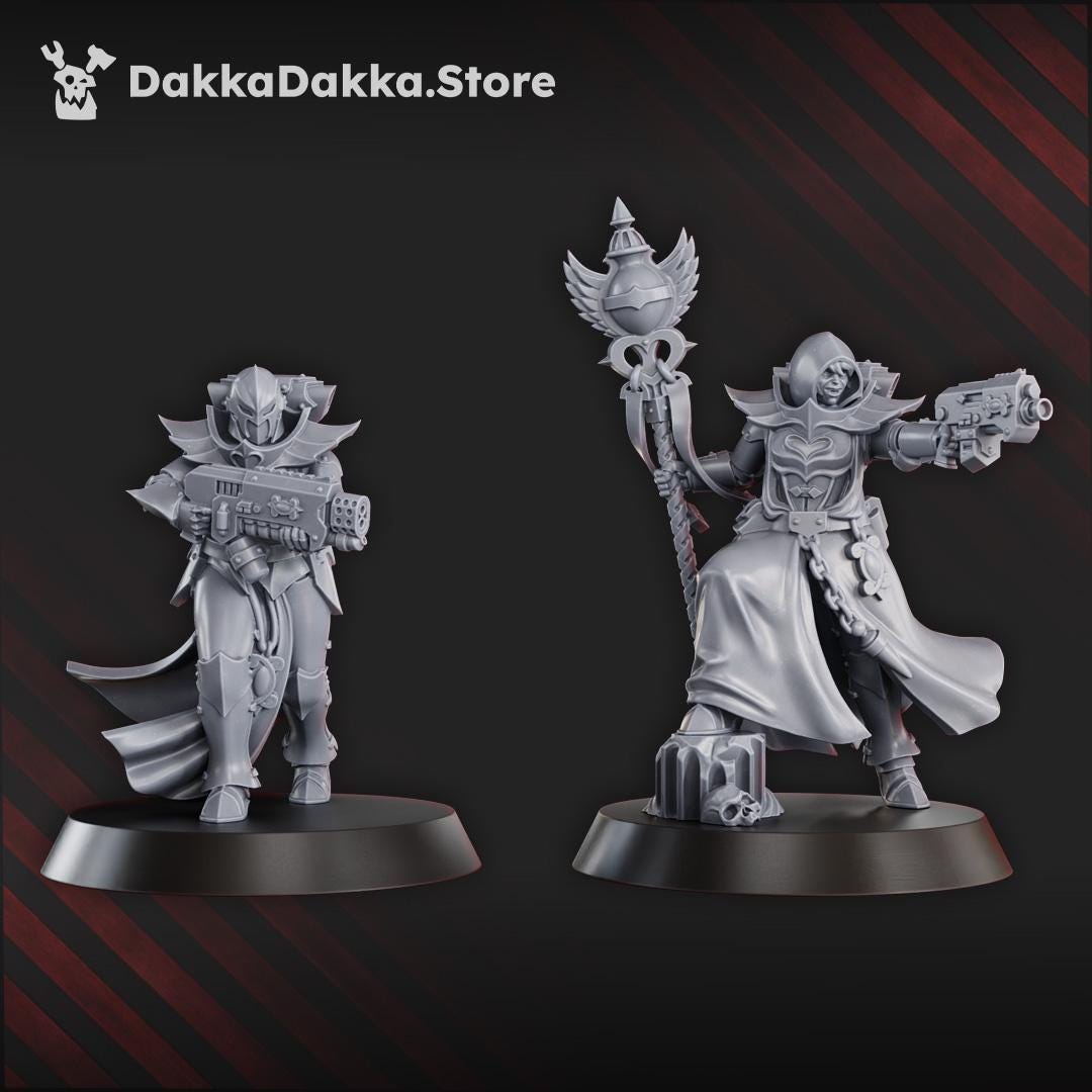 3d Printed Maidens of Vengeance x10 by DakkaDakka Miniatures