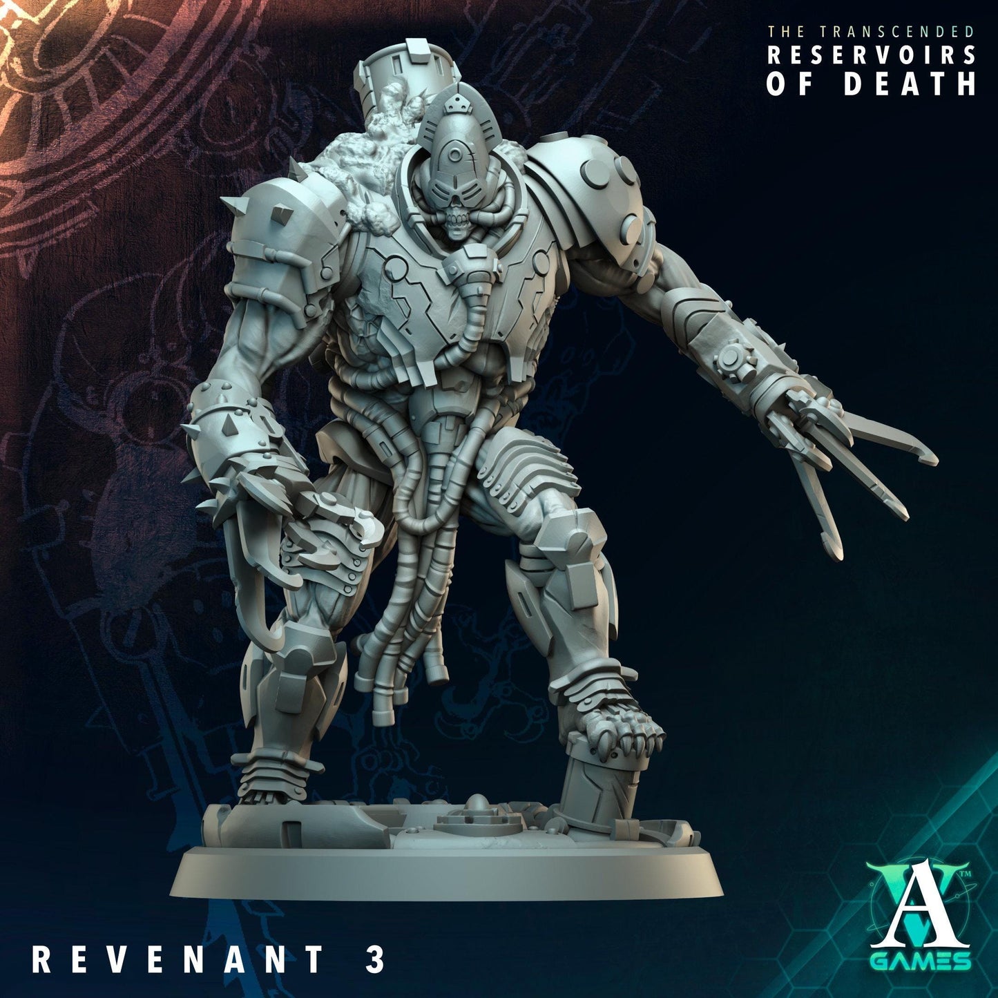 3D Printed Revenants by Archvillain Games