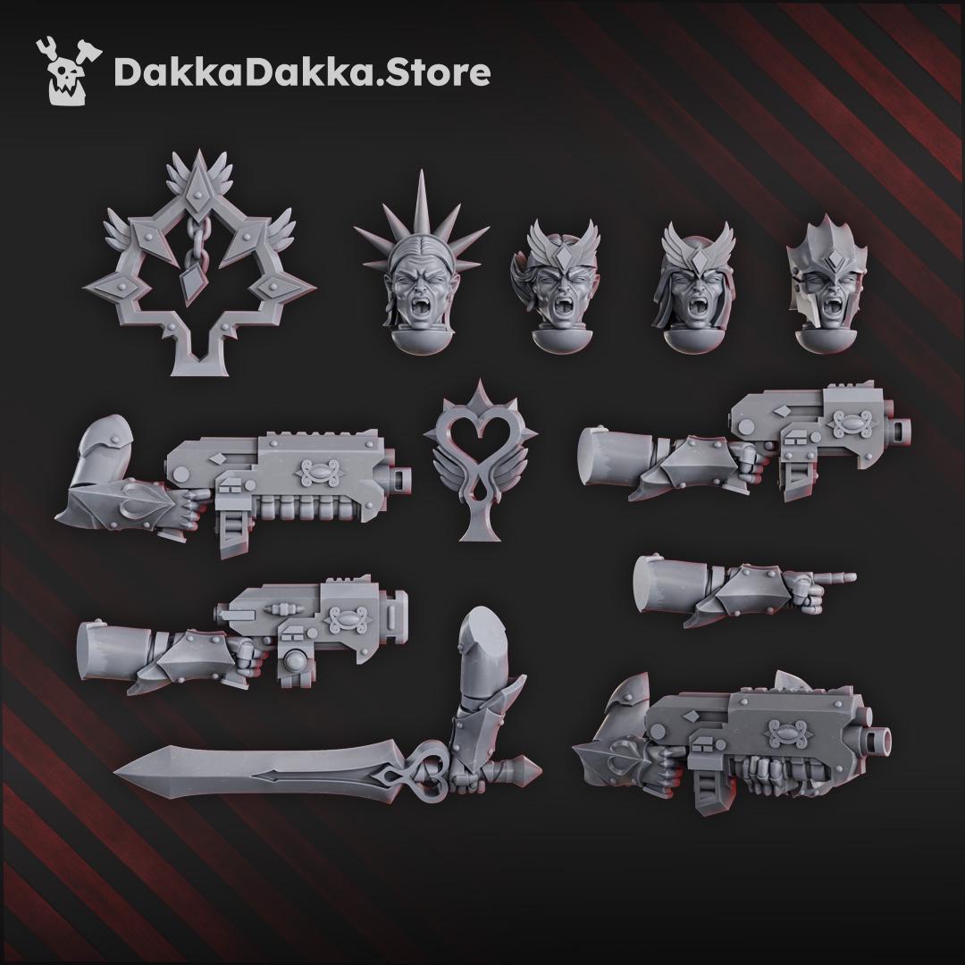 3D Printed Trench Liquidation Team x12 by DakkaDakka Mininatures