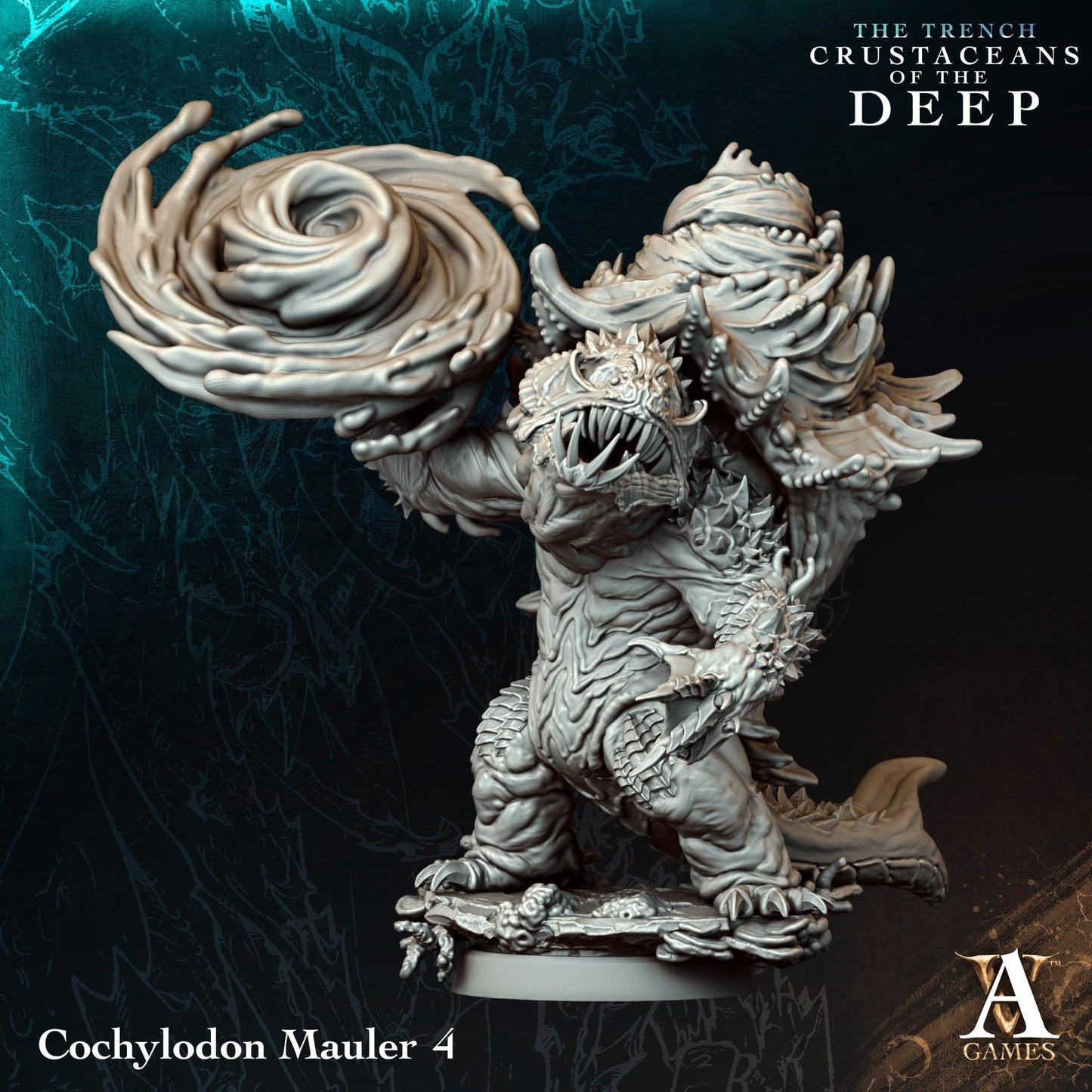 3D Printed Cochylodon Maulers by Archvillain Games