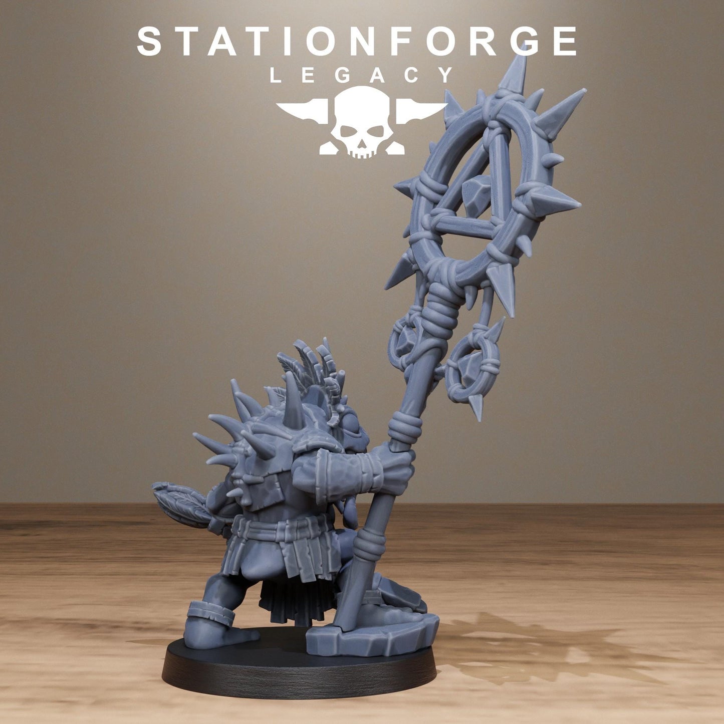 3D Printed Bogkin Shaman by StationForge Miniatures