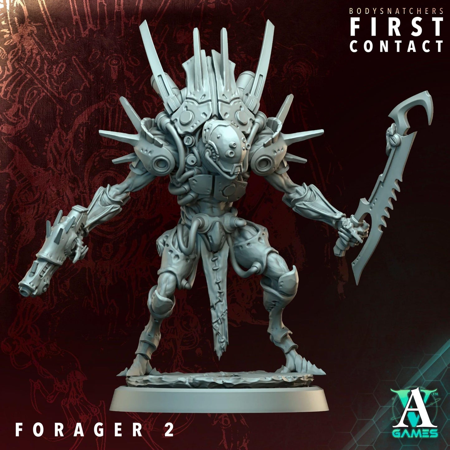 3D Printed Foragers by Archvillain Games