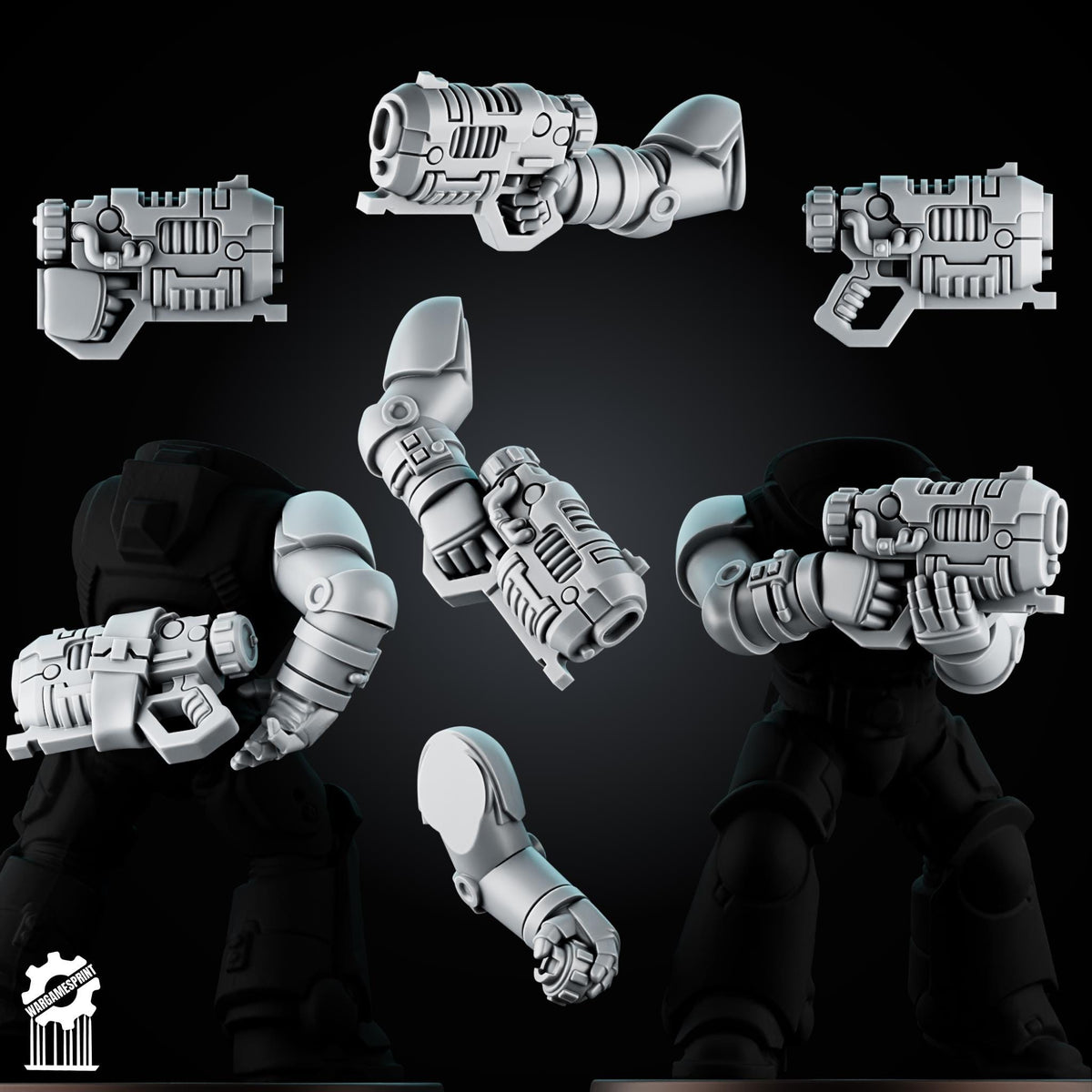 3d Printed Marine Plasma Weapons Kit by Wargames Print
