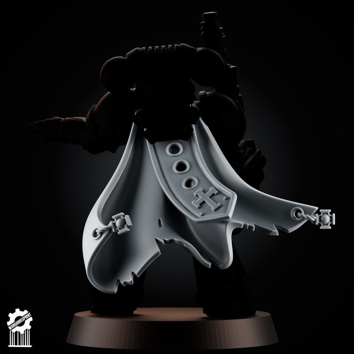 3d Printed Marine Crusader Cloaks #5 x10 by Wargames Print