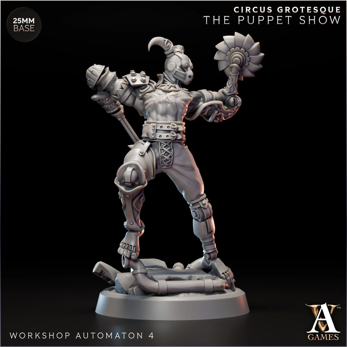 3D Printed Workshop Automatons by Archvillain Games