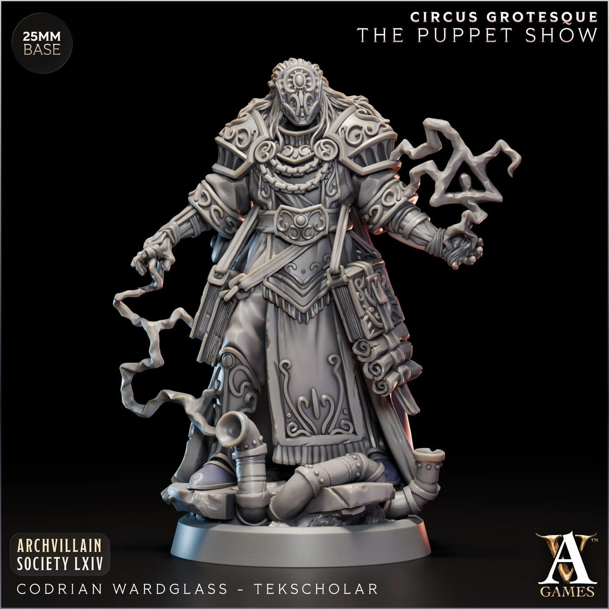 3D Printed Codrian Wardglass - Tekscholar by Archvillain Games