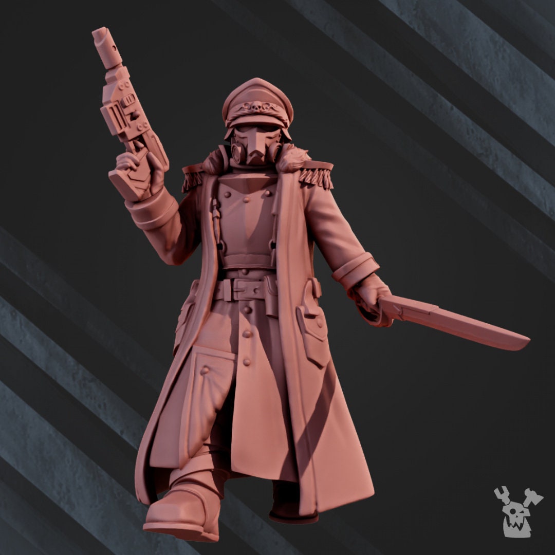 3d Printed 2nd Death Division Commissar By DakkaDakka – Last Hope ...