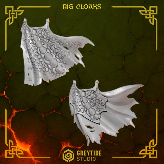3d Printed Anvil Wardens Big Cloaks x4 by Greytide Studio