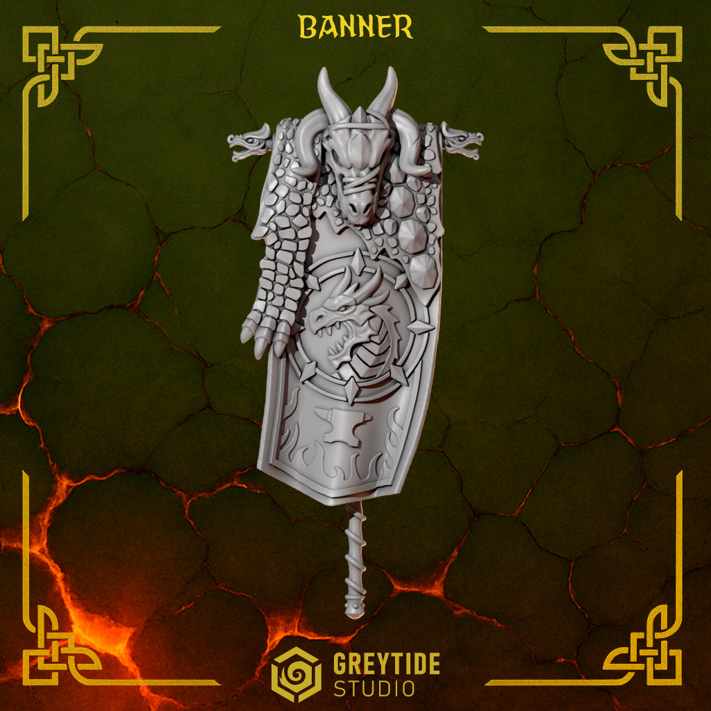 3d Printed Anvil Wardens Big Banners x2 by Greytide Studio
