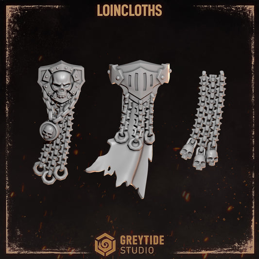 3d Printed Cursed Company Loincloths x9 by Greytide Studio