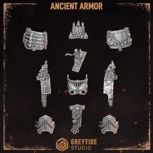 3d Printed Cursed Company Ancient Armor Upgrade Kit by Greytide Studio
