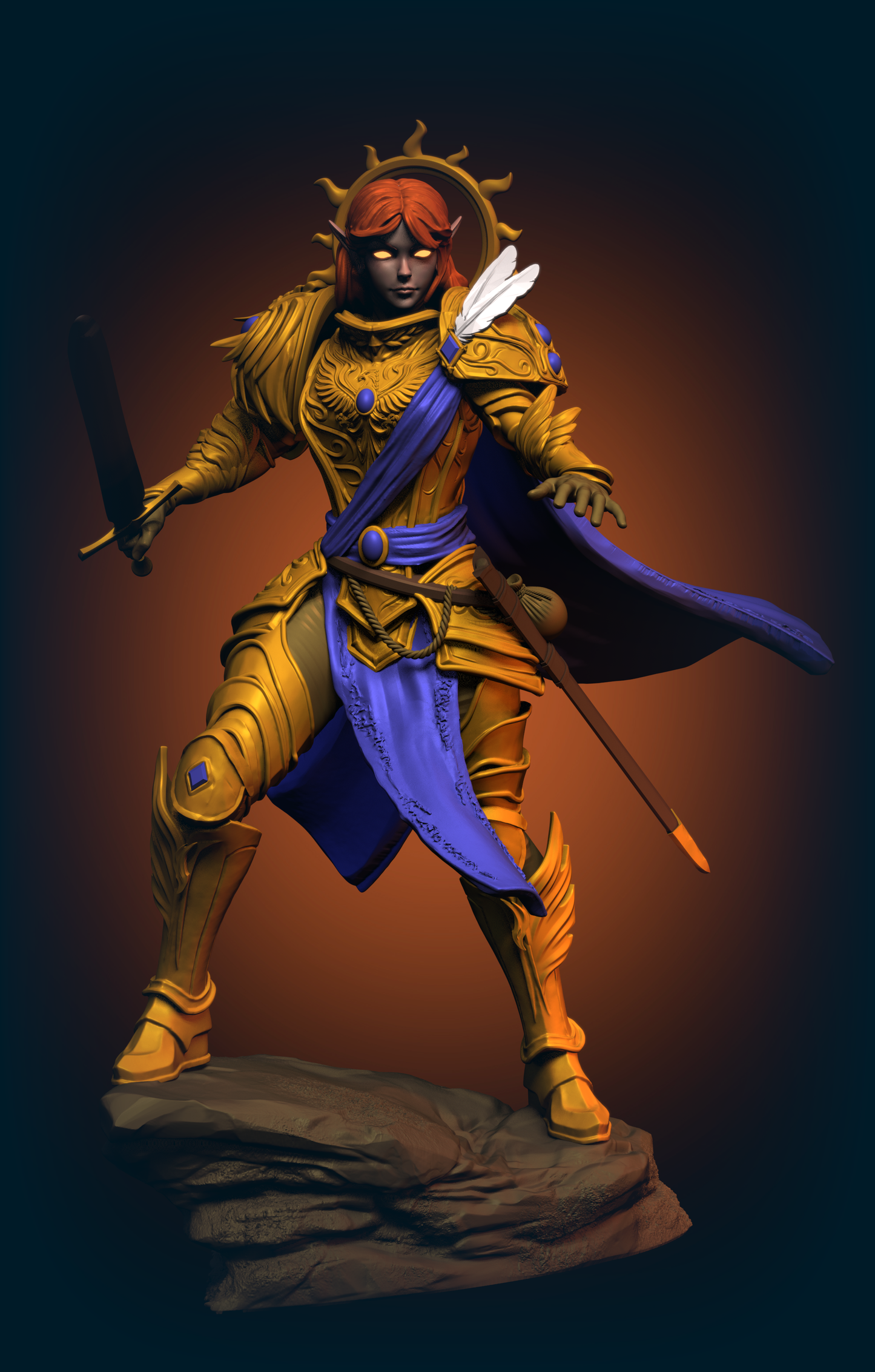 3D Printed Aurelia Tempris Special Edition Exclusive Miniature