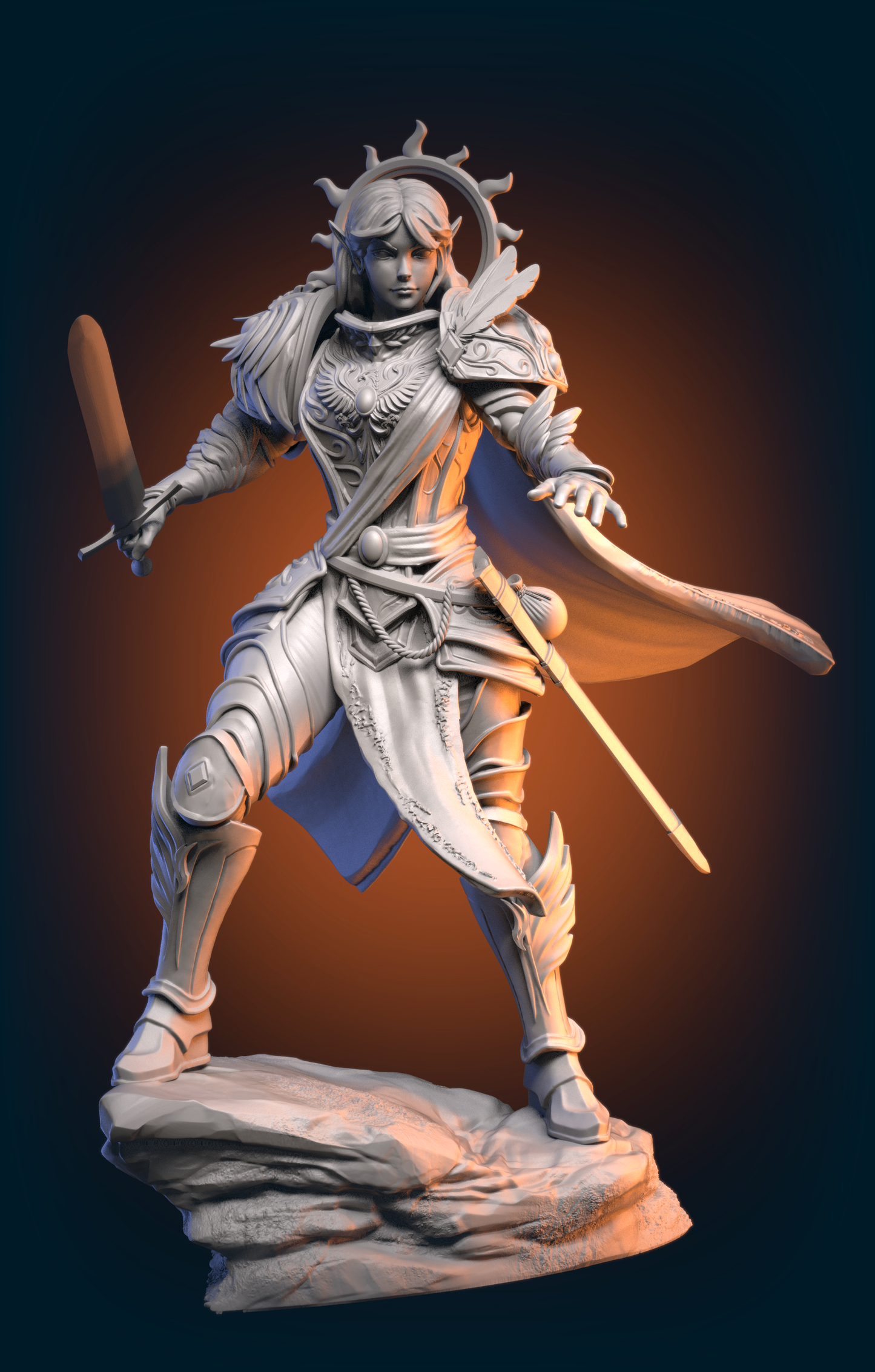 3D Printed Aurelia Tempris Special Edition Exclusive Miniature