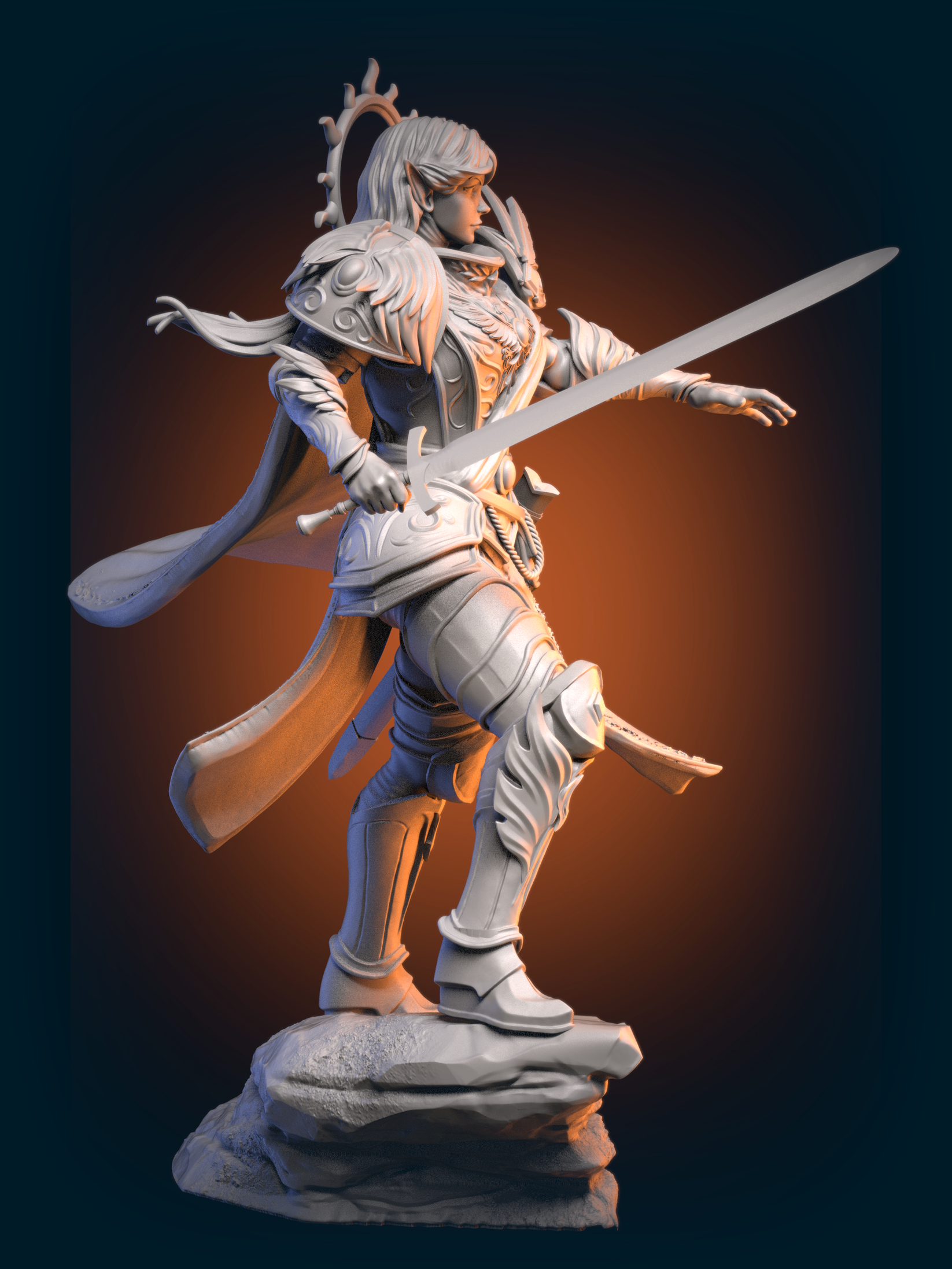 3D Printed Aurelia Tempris Special Edition Exclusive Miniature – Last