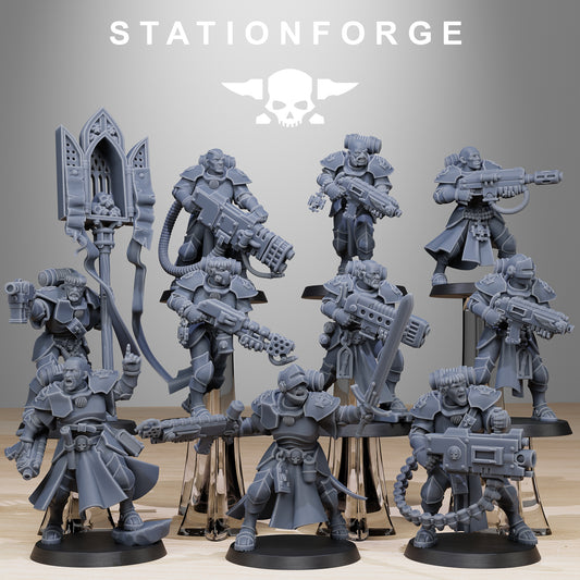 3D Printed Vadalites Brotherhood by StationForge Miniatures